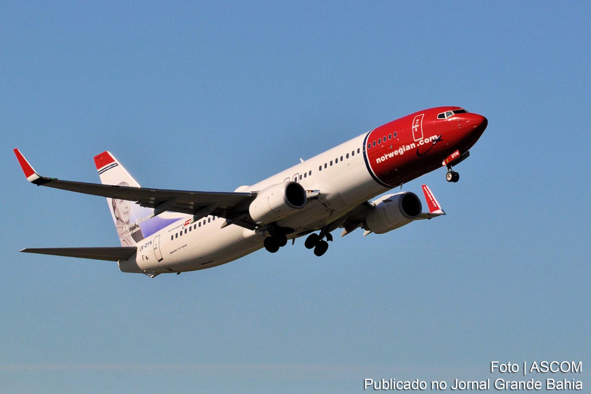 Norwegian Air Shuttle é uma companhia low cost, que opera o trajeto entre Londres e Rio de Janeiro.