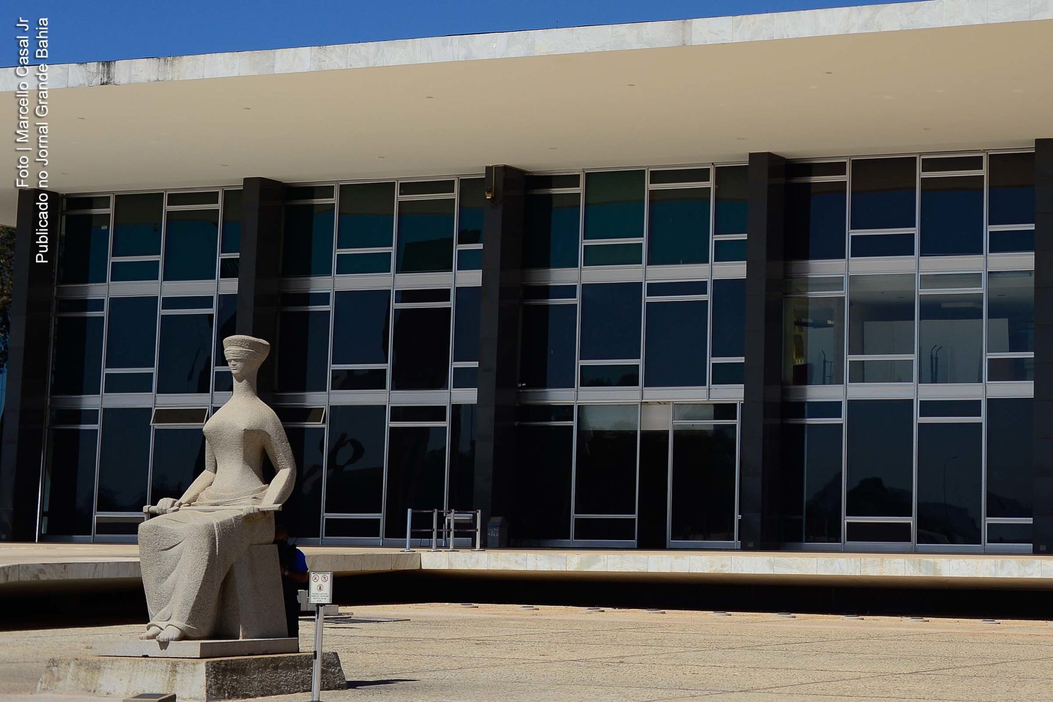Fachada do edifício sede do Supremo Tribunal Federal (STF).