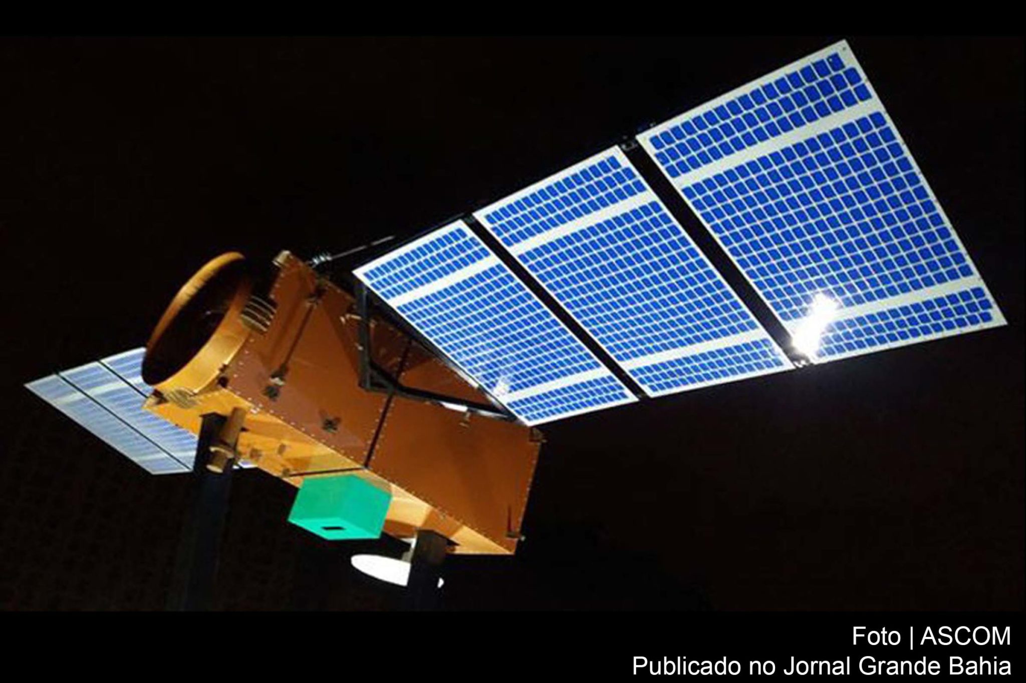 Satélite Amazonia 1 é embarcado para a Índia.