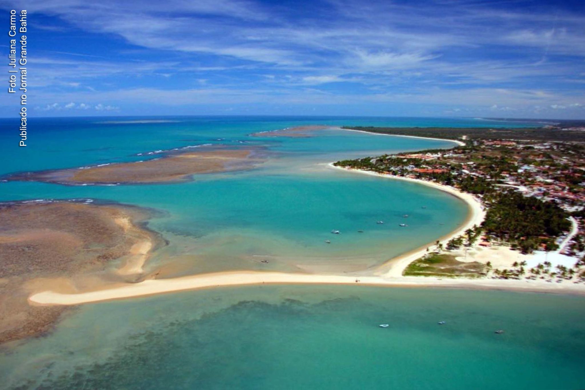 Vista aérea de Porto Seguro.