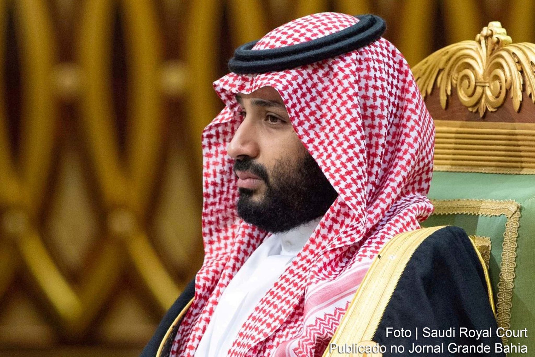 Mohammad bin Salman, príncipe herdeiro da Arábia Saudita.