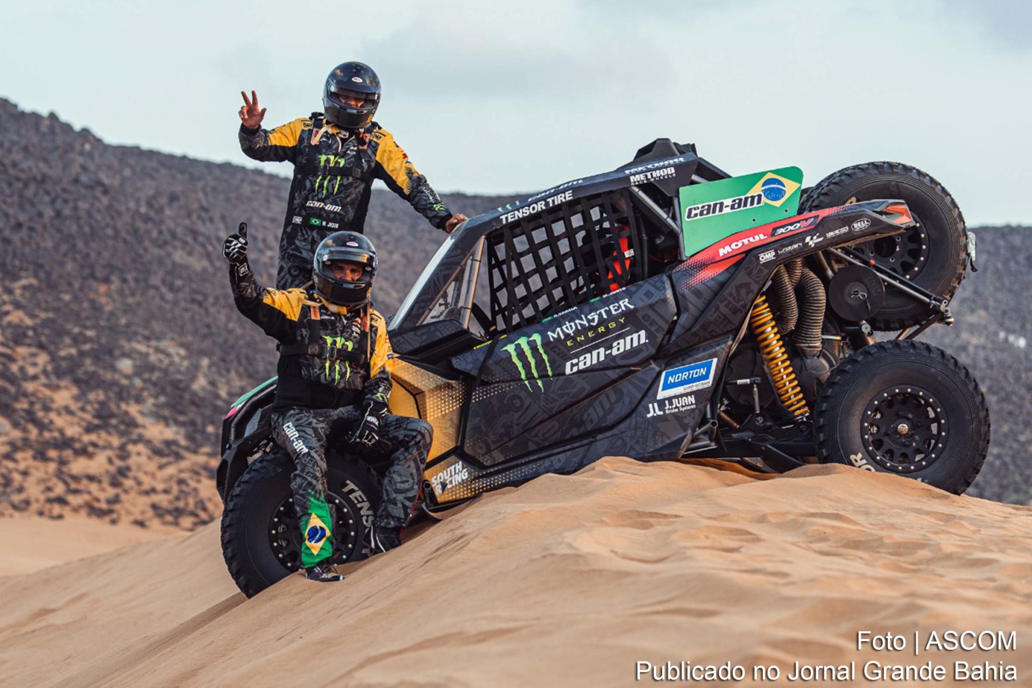 O piloto Reinaldo Varela e o navegador Maykel Justo ganharam a última das 12 etapas da prova entre os UTVs;