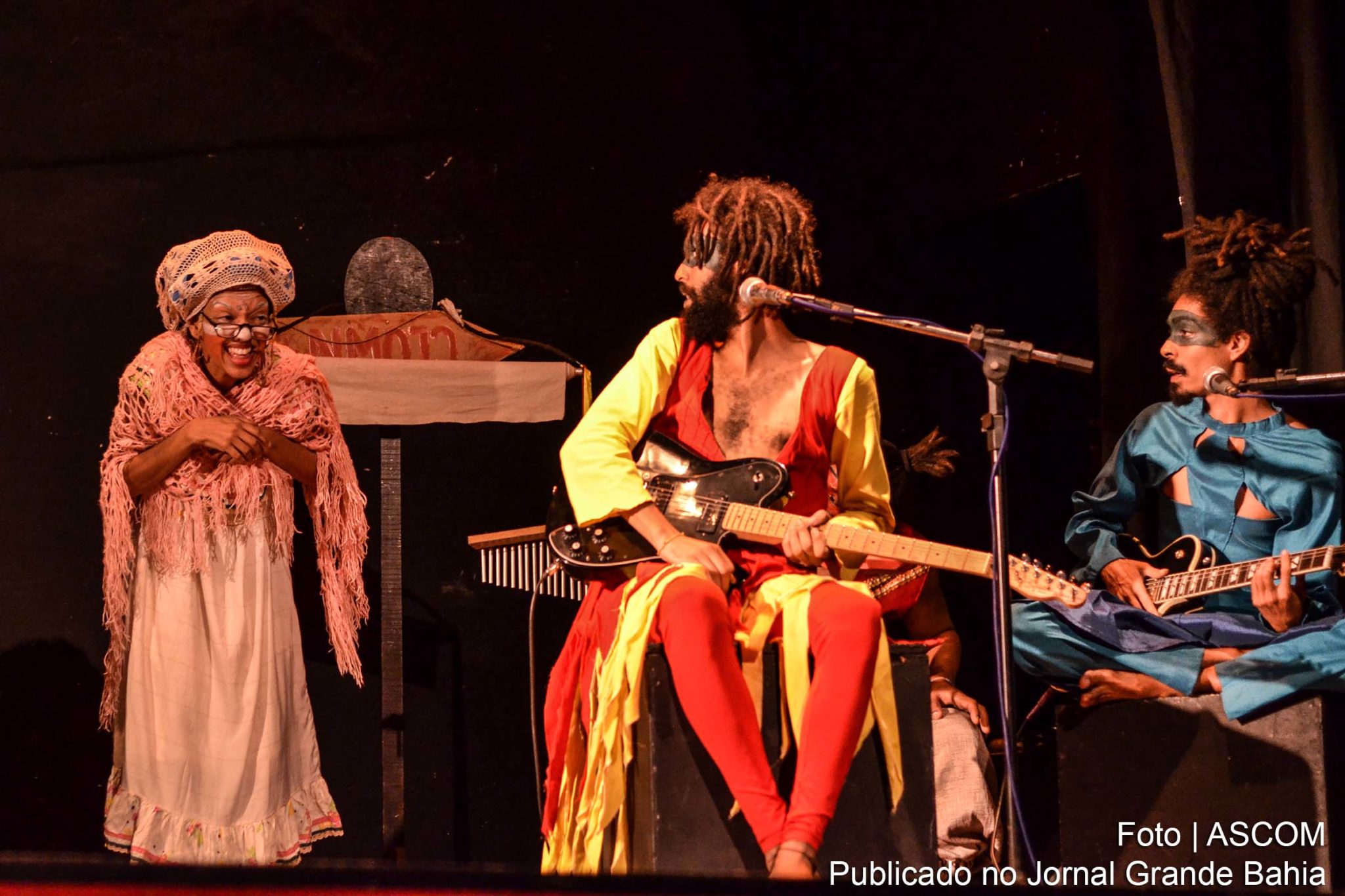 Cena do espetáculo 'Pindorama'.