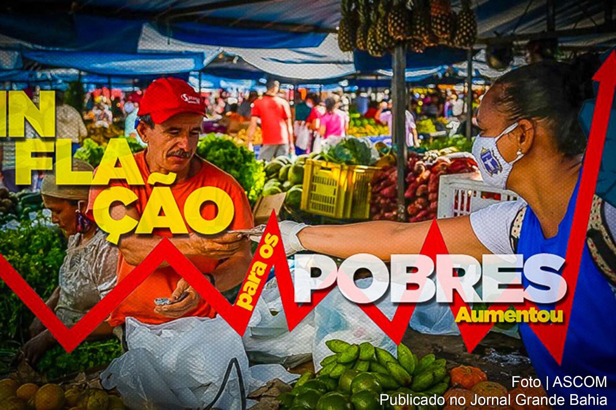 Inflação de alimentos continua massacrando os mais pobres