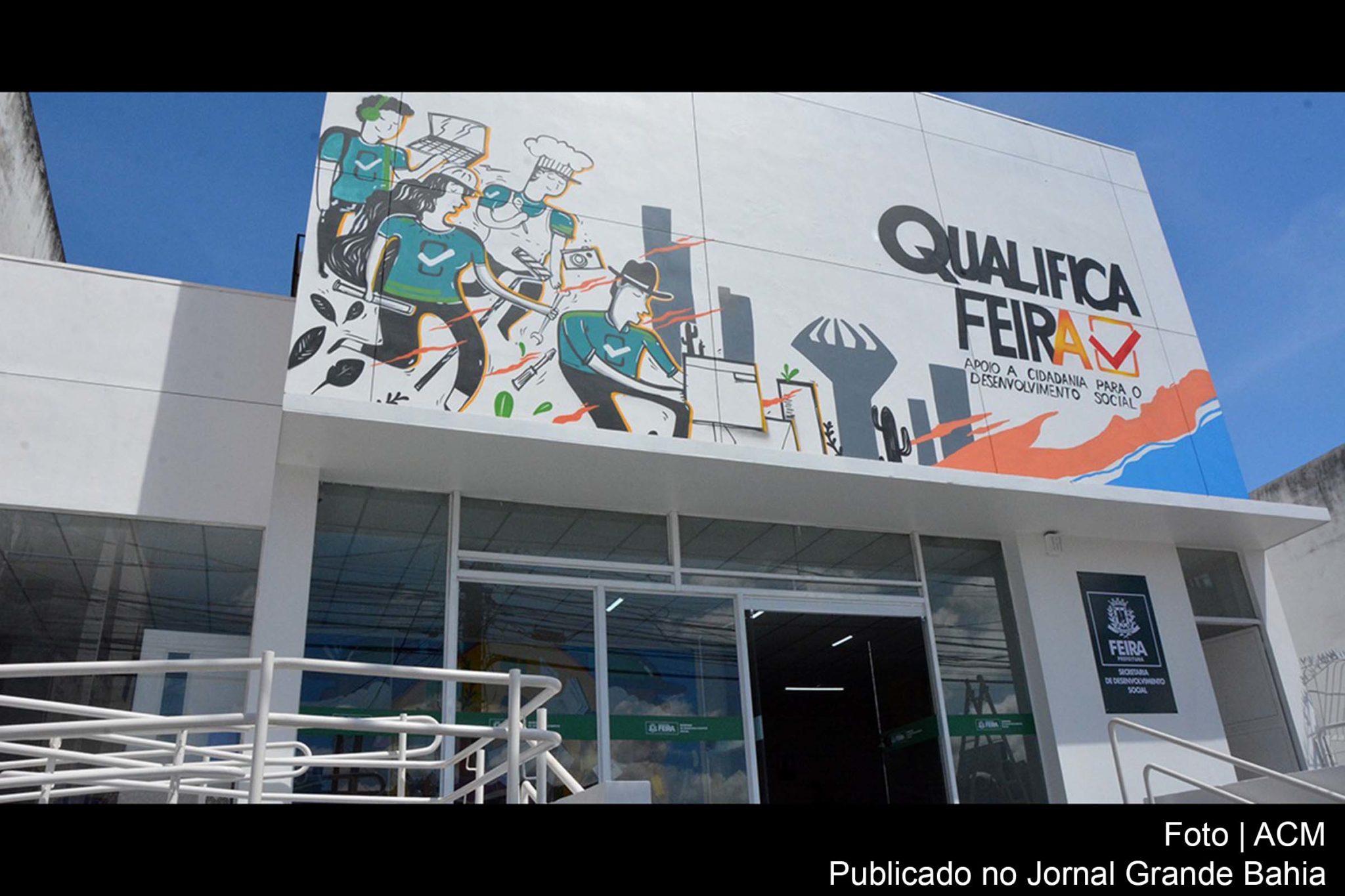 Fachada do Qualifica Feira.