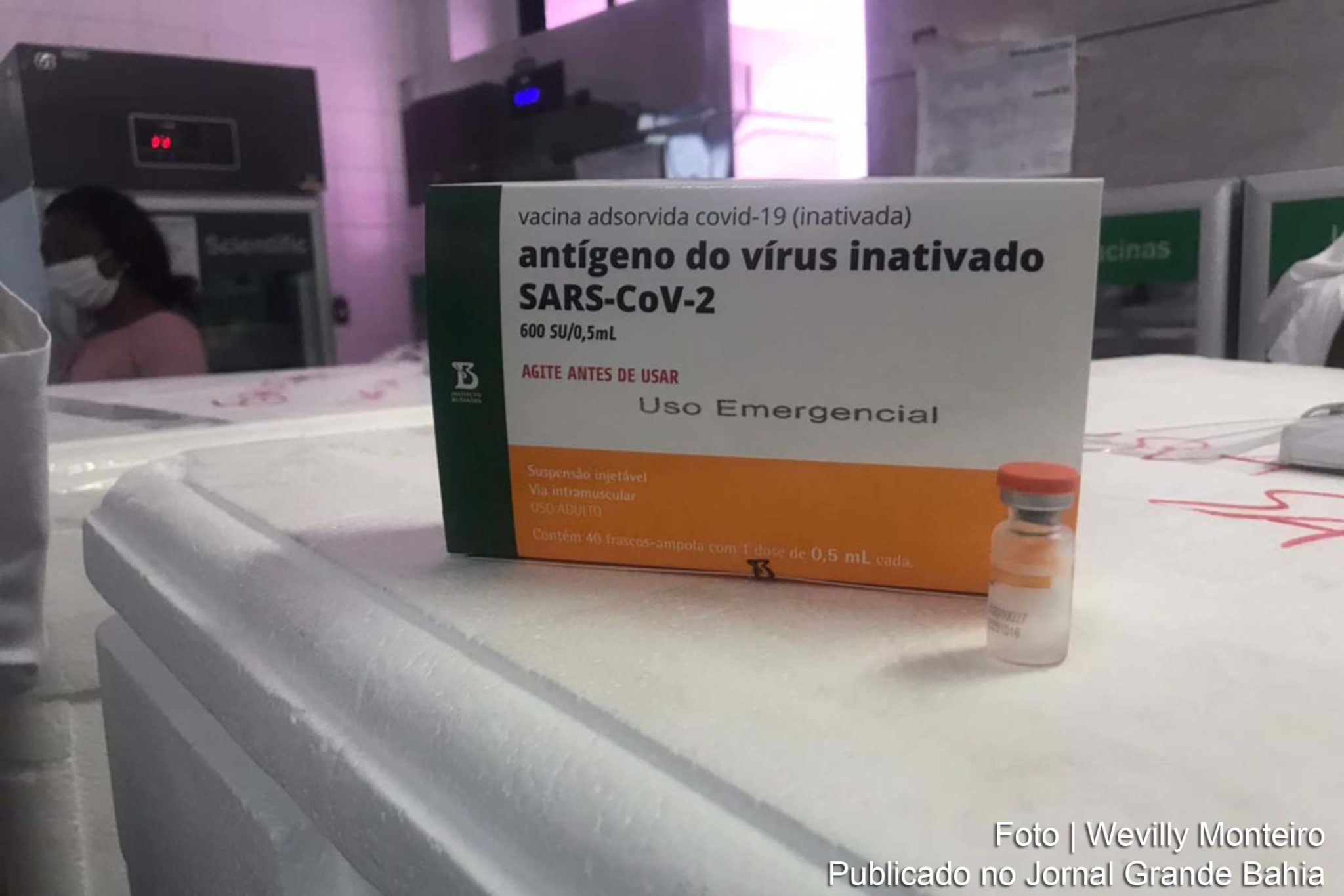 Foram entregues até agora 1.200 doses para a SMS; 500 destinadas ao Hospital Geral Clériston Andrade; 200 para o Hospital Estadual da Criança e 100 para o Hospital Colônia Lopes Rodrigues.