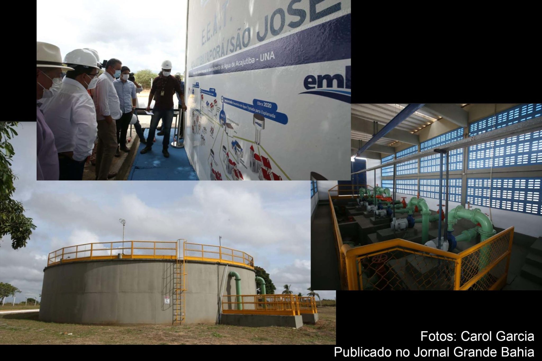 Governador Rui Costa inaugura investimento de R$ 4,6 milhões em sistema de abastecimento de água em Aporá.