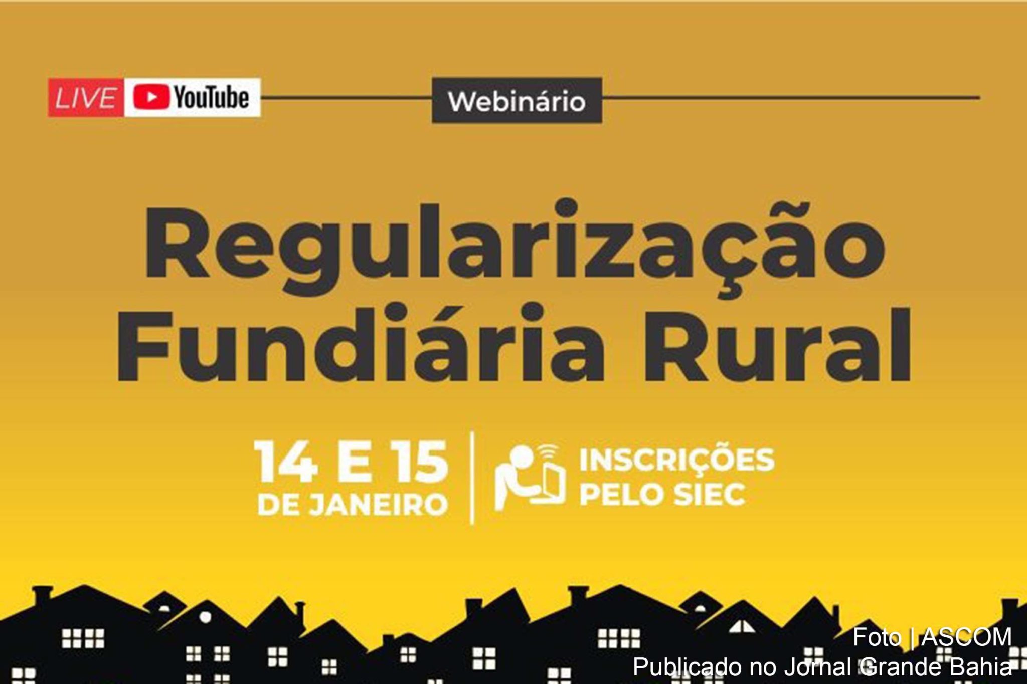 Governança de terras na Bahia e papel do judiciário são debatidos em webinário sobre regularização fundiária.