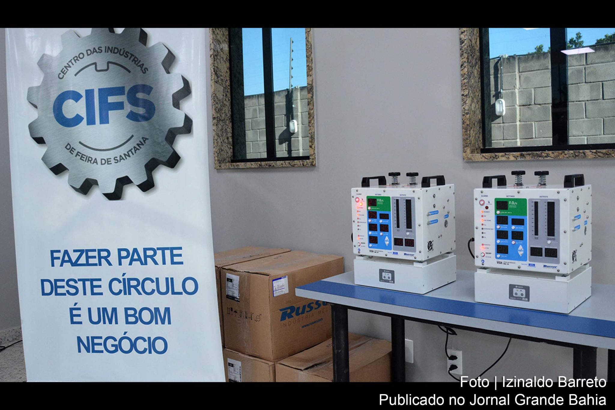Os equipamentos foram doados pelo Centro das Indústrias de Feira de Santana e pelo SENAI CIMATEC.