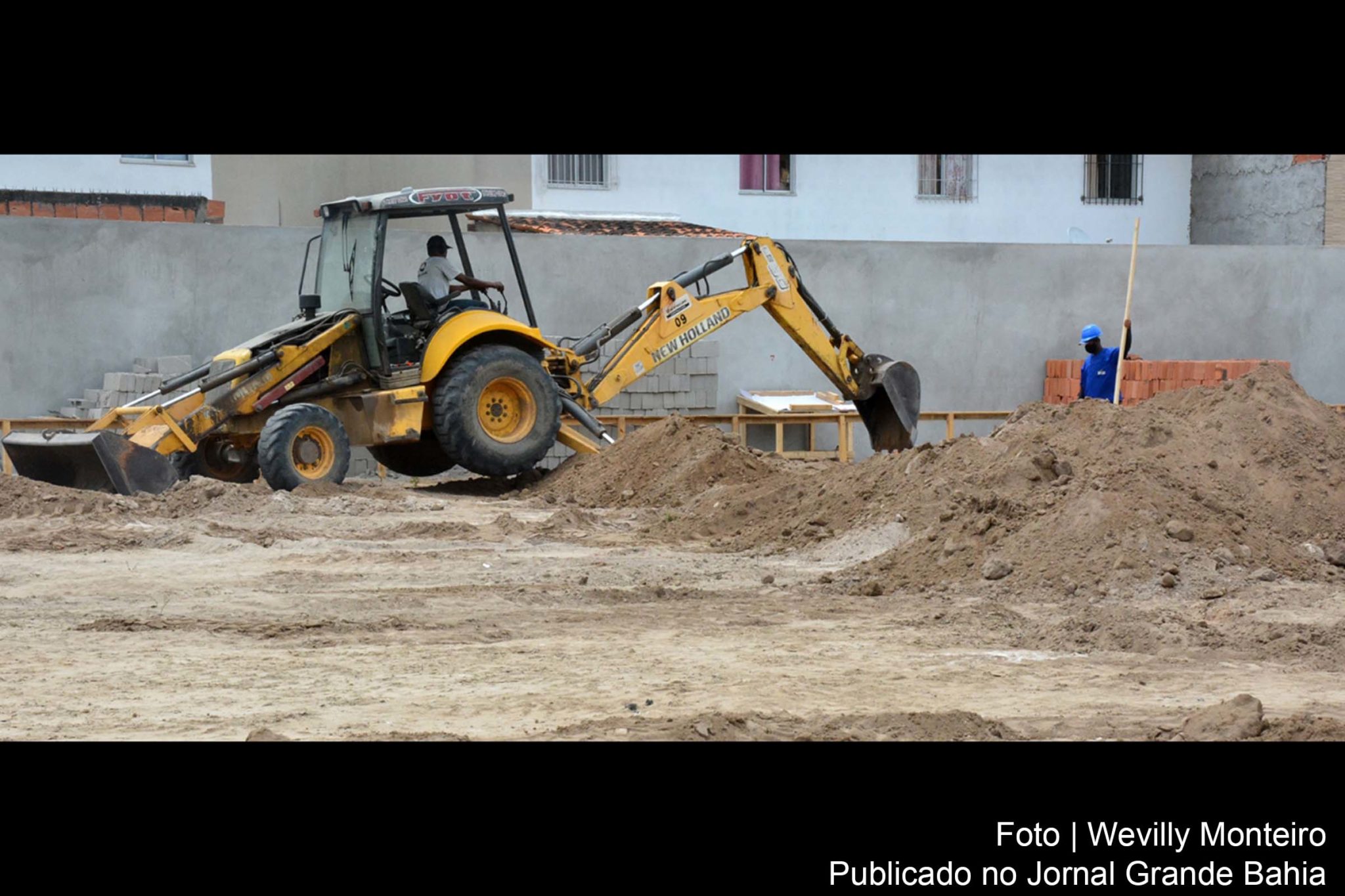 Obras do Centro Municipal de Educação Infantil.