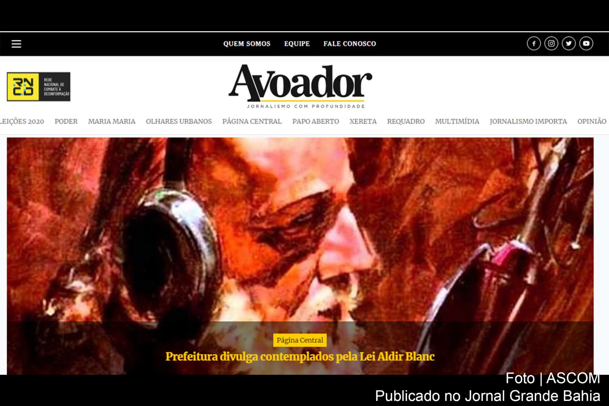 Curso de Jornalismo da UESB tem site premiado em evento nacional