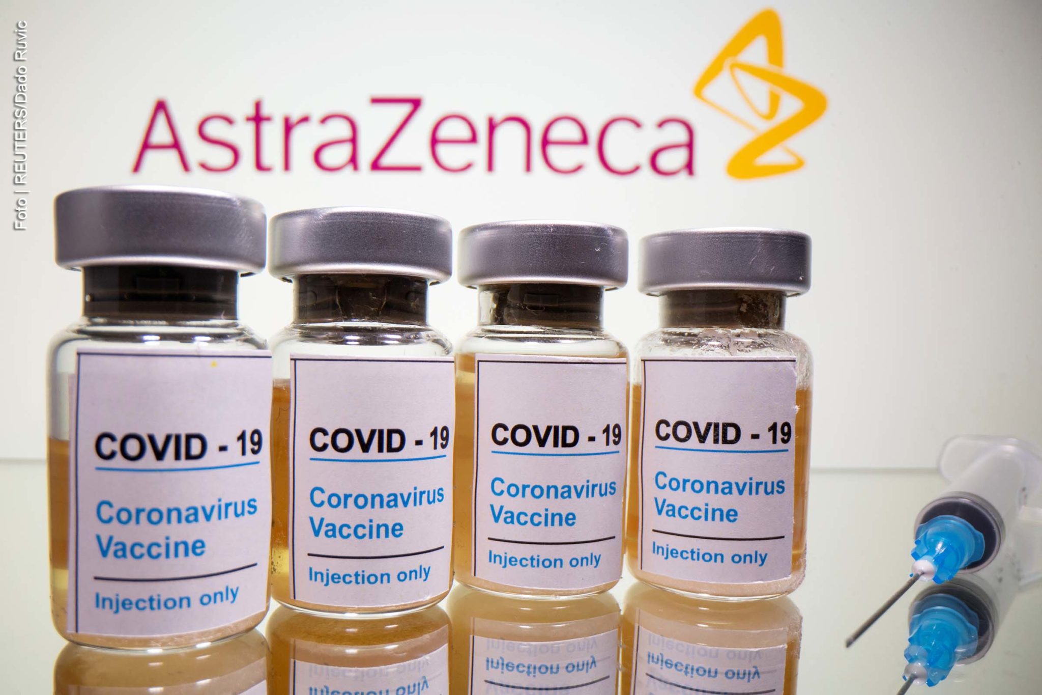 Vacinas contra a Covid-19 foram desenvolvidas pela farmacêutica britânica AstraZeneca.