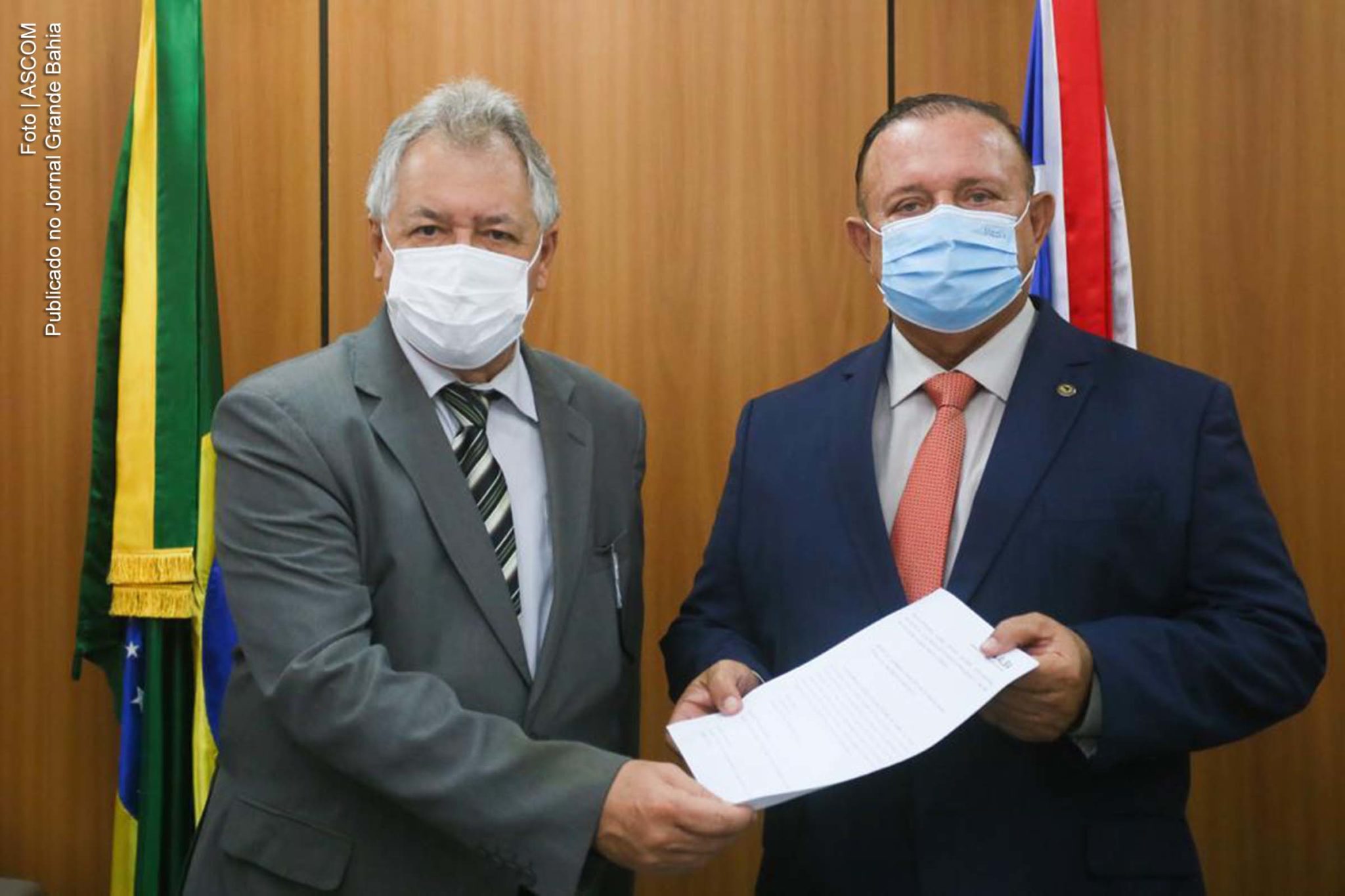 ALBA entrará como Amicus Curiae (Amigo da Corte) no processo movido no STF, diz deputado Adolfo Menezes (esquerda).