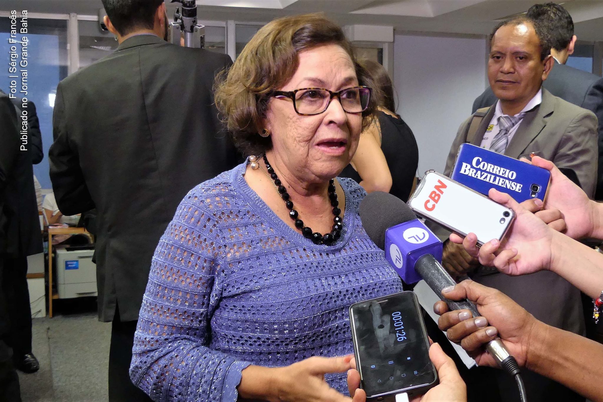 Deputada Lídice da Mata participou de ato virtual para pressionar pela derrubada dos decretos do armamento do desgoverno Bolsonaro.