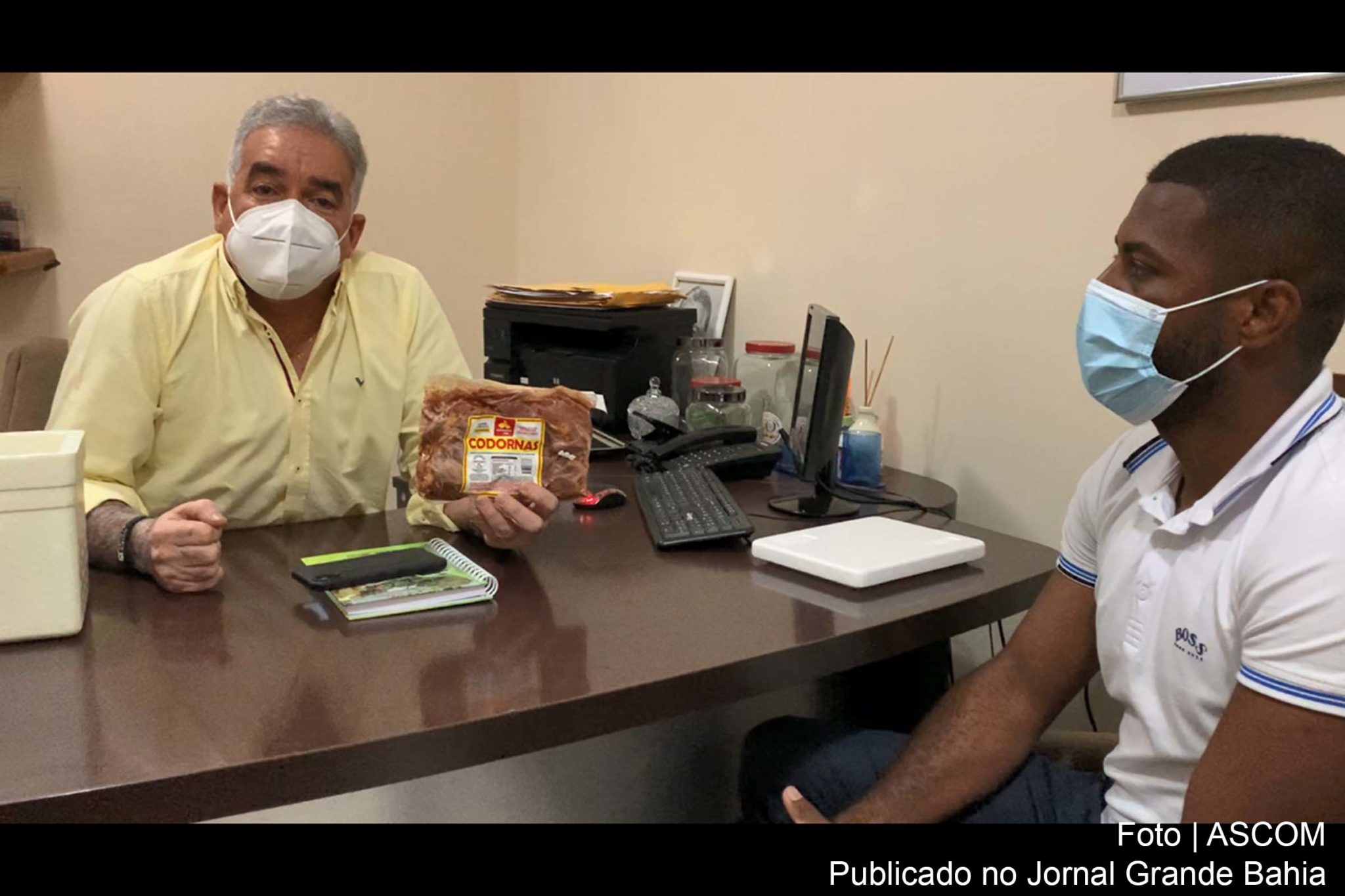 Deputado federal Zé Neto (PT) recebeu a visita do secretário executivo do Consórcio Portal do Sertão, Noel Barbosa para dialogar sobre o funcionamento da inspeção e atendimento dos 16 municípios que integram o Consórcio.