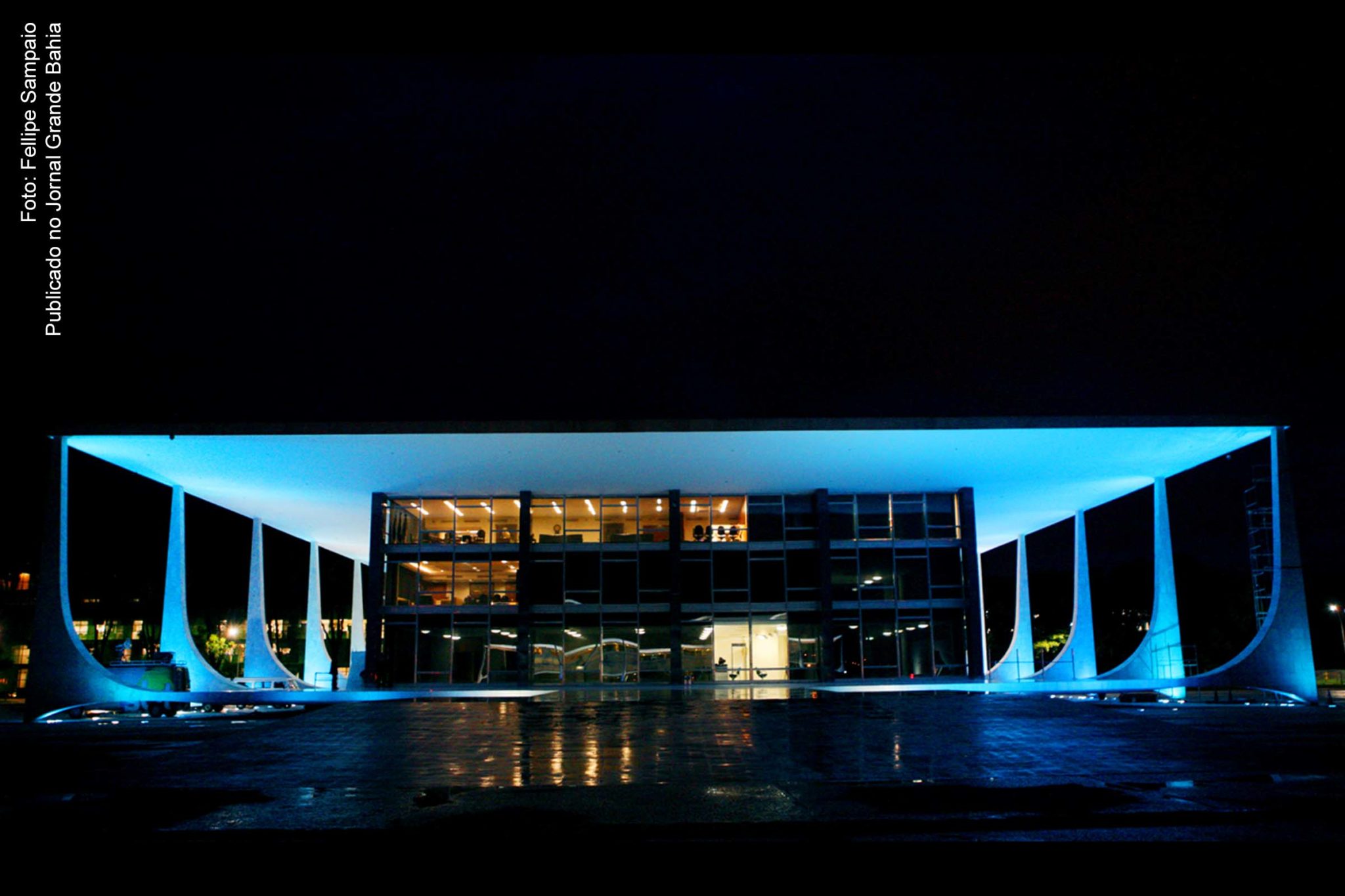 Edifício-sede do Supremo Tribunal Federal (STF) em Brasília.