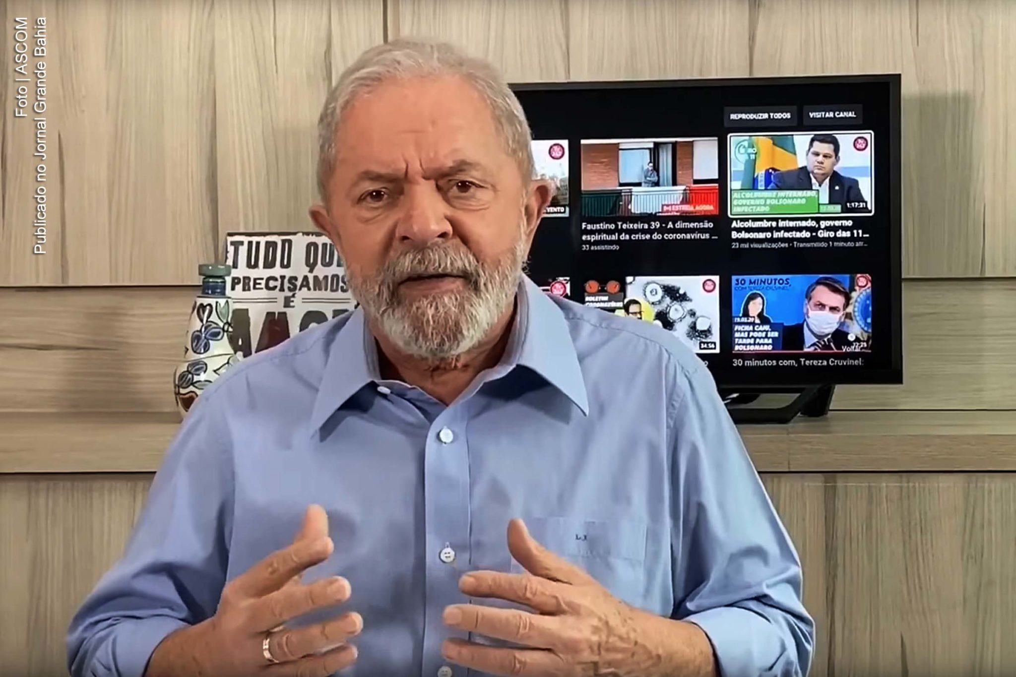 Ex-presidente Luiz Inácio Lula da Silva diz que o animador de auditório Luciano Huck, como candidato à presidente da República, é uma aventura da direita.