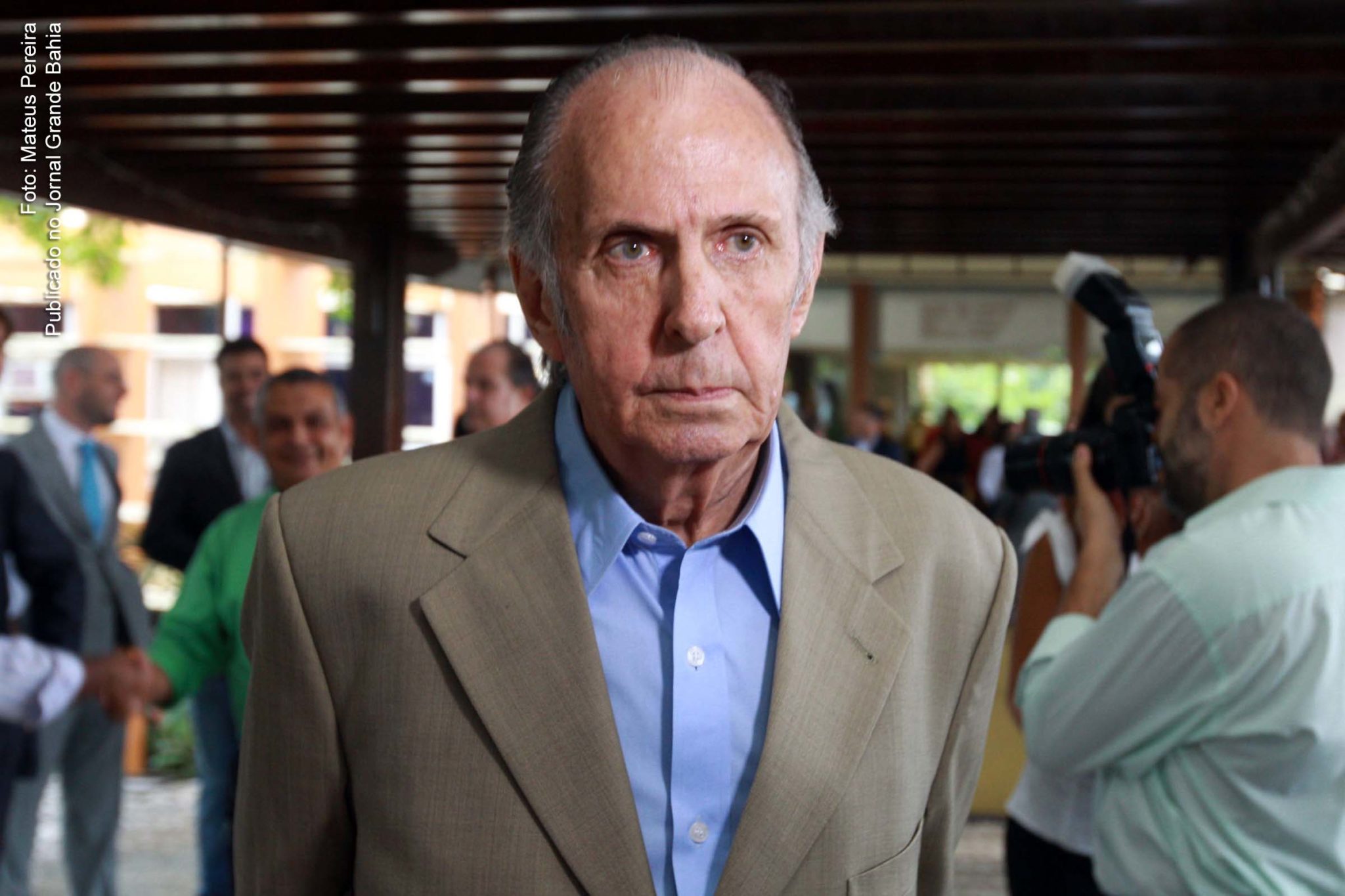 Hari Alexandre Brust, em registro de 18 de dezembro de 2013, quando ocupou a presidência da Companhia Baiana de Pesquisa Mineral (CBPM), durante o Govero Wagner. Fundador do PDT faleceu aos 83 anos.