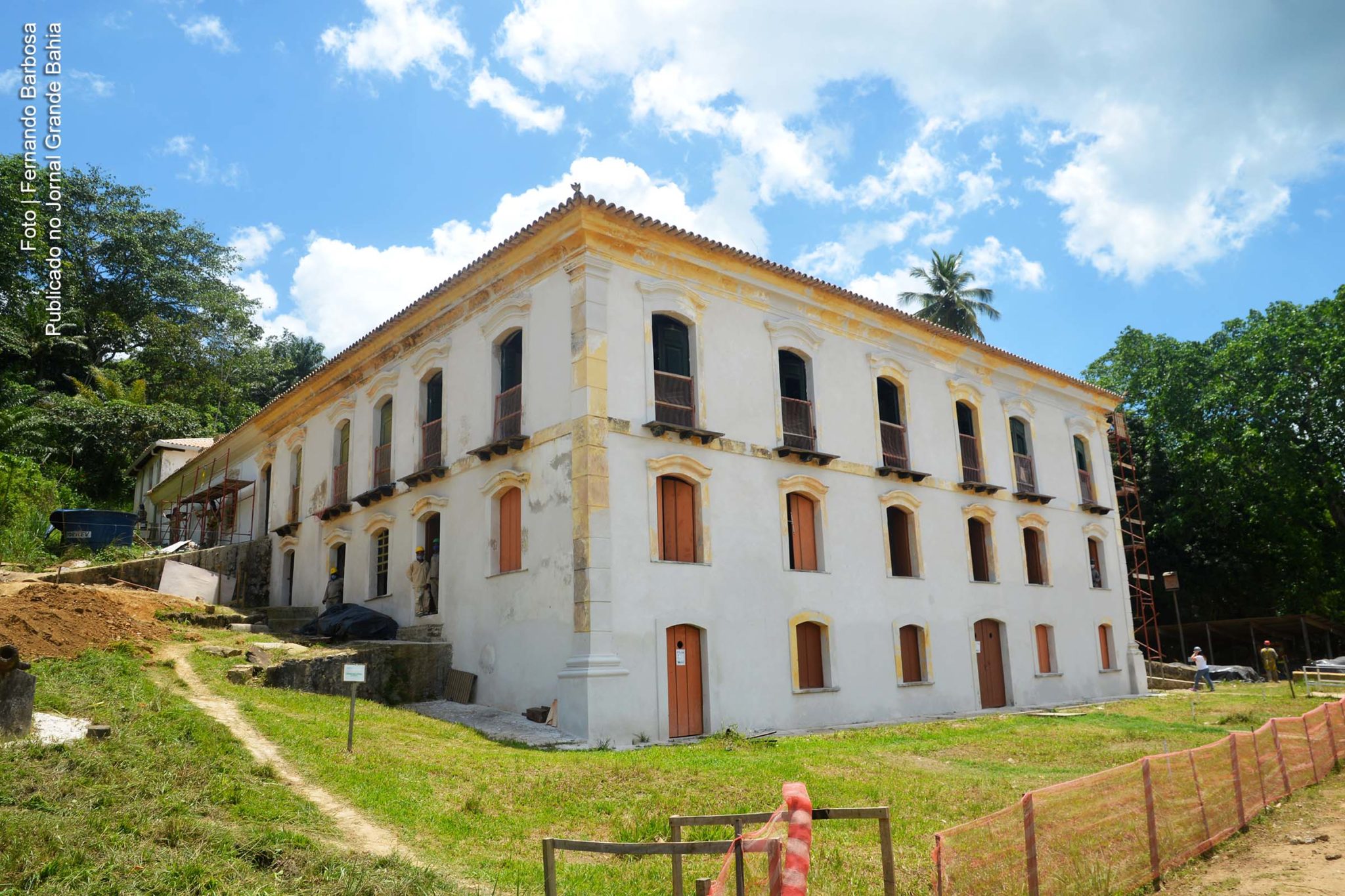 Museu do Recôncavo Wanderley Pinho passa por obras de restauração.