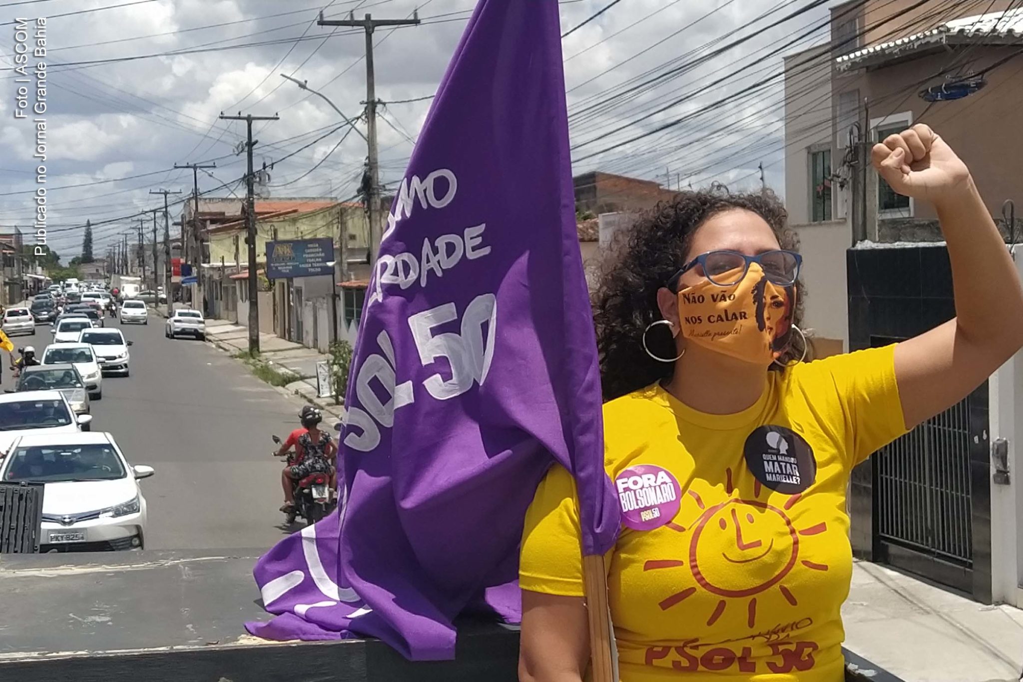 PSOL vai às ruas de Feira de Santana exigir retorno do Auxílio Emergencial ao Trabalhador, ‘vacina já’ e impeachment do extremista Jair Bolsonaro e do vice-presidente Hamilton Mourão