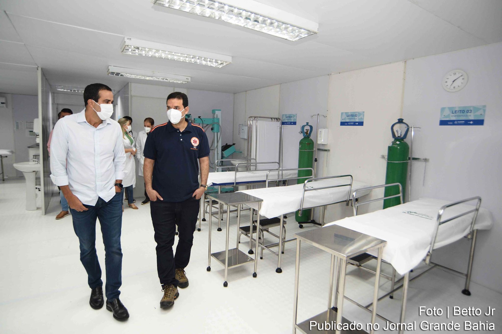 O gripário de São Cristóvão foi entregue pelo prefeito Bruno Reis, que visitou as instalações. Equipamento vai atender a pacientes infectados pelo novo coronavírus e demais síndromes gripais.