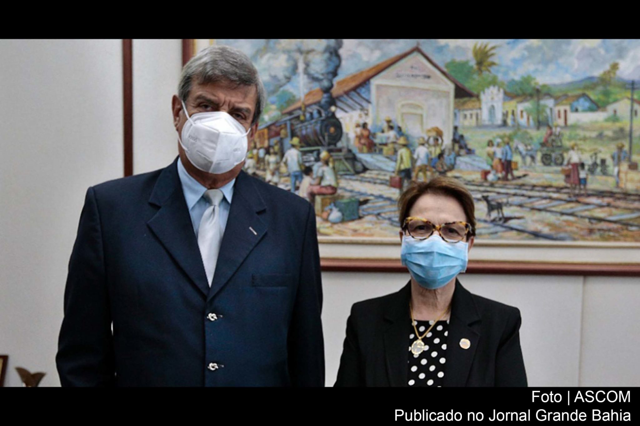 Prefeito Colbert Martins e Teresa Cristina ministra da Agricultura.