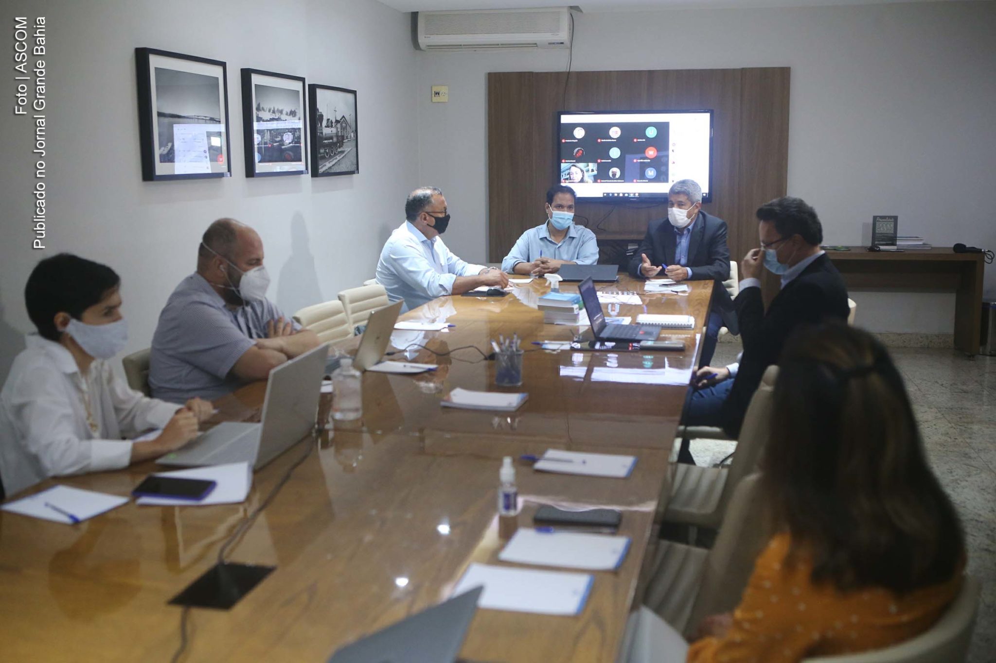 Reunião sobre protocolo de volta às aulas 2021 na Bahia reúne representantes da SEC, SESAB, UPB, UNDIME e Prefeitura de Salvador.