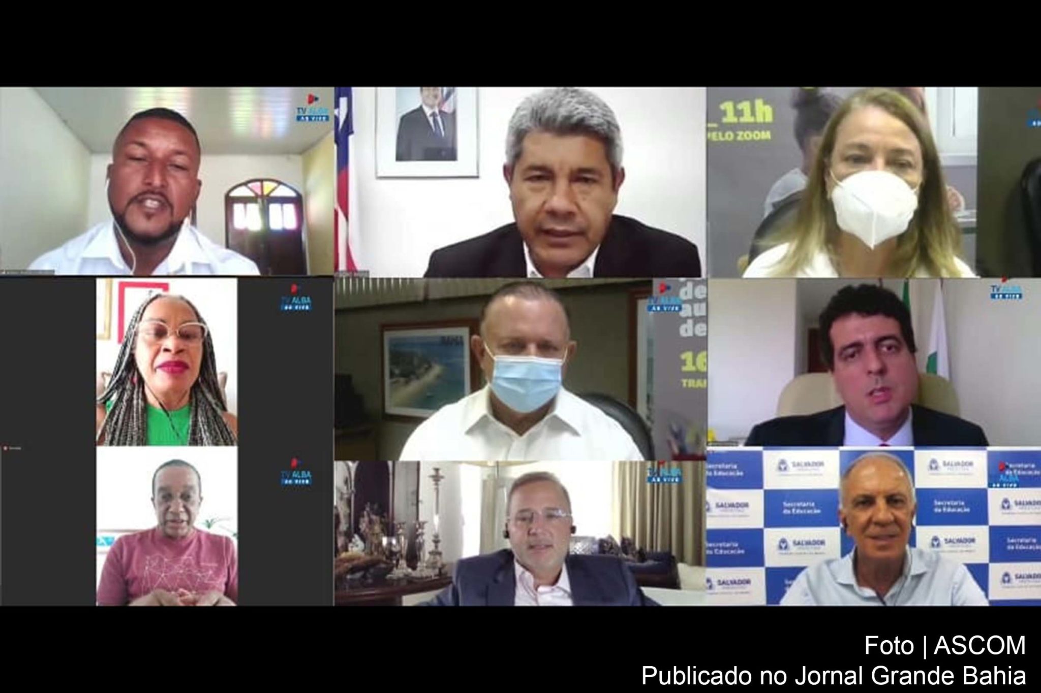 Secretário estadual Jerônimo Rodrigues relatou medidas adotadas pelo Governo da Bahia para retomada das aulas presenciais em 2021.