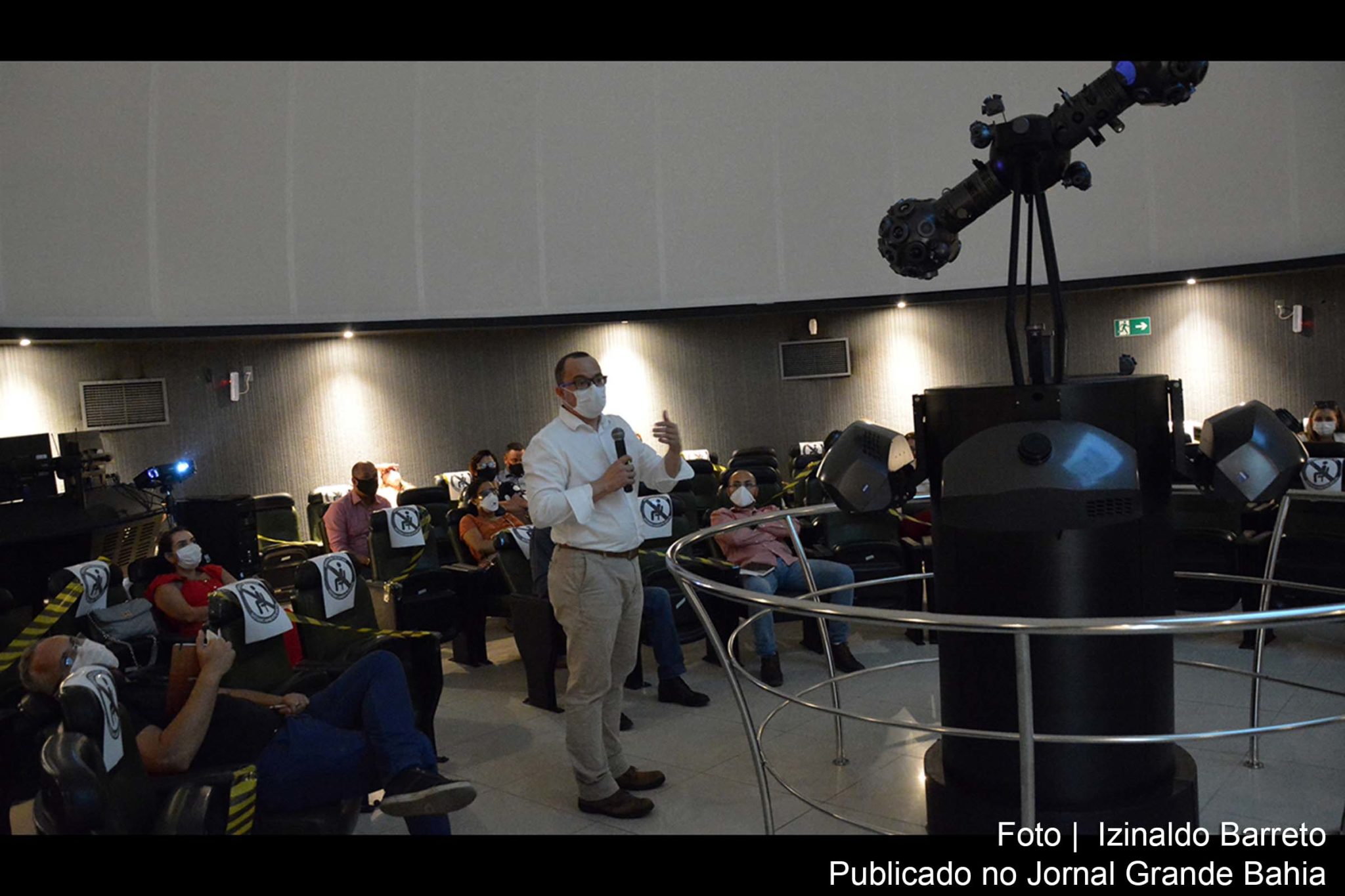 Seminário foi apresentado pelo professor paulista David Pinto, especialista na tecnologia. Na presença de engenheiros e arquitetos de diversas secretarias municipais.