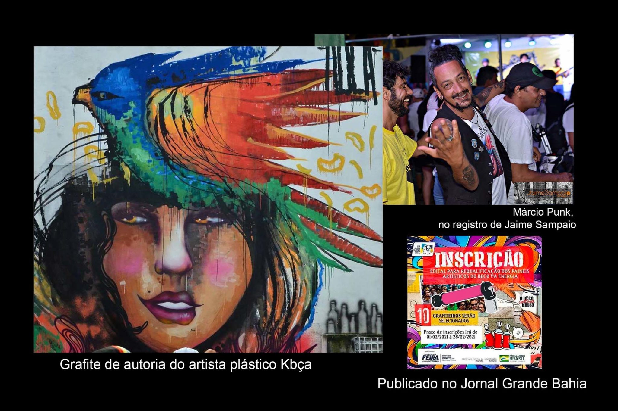 Situados em Feira de Santana, painéis ao ar livre do Beco da Energia serão revitalizados pelo Projeto 'O Beco continua Nosso'.
