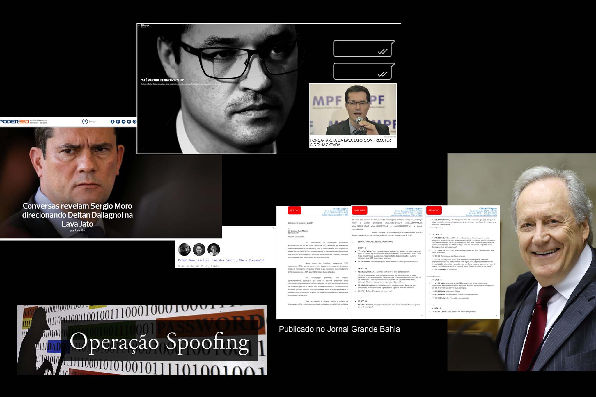 Vaza Jato e Operação Spoofing evidenciaram conluio entre juiz e membros da força-tarefa do Caso Lava Jato em Curitiba.