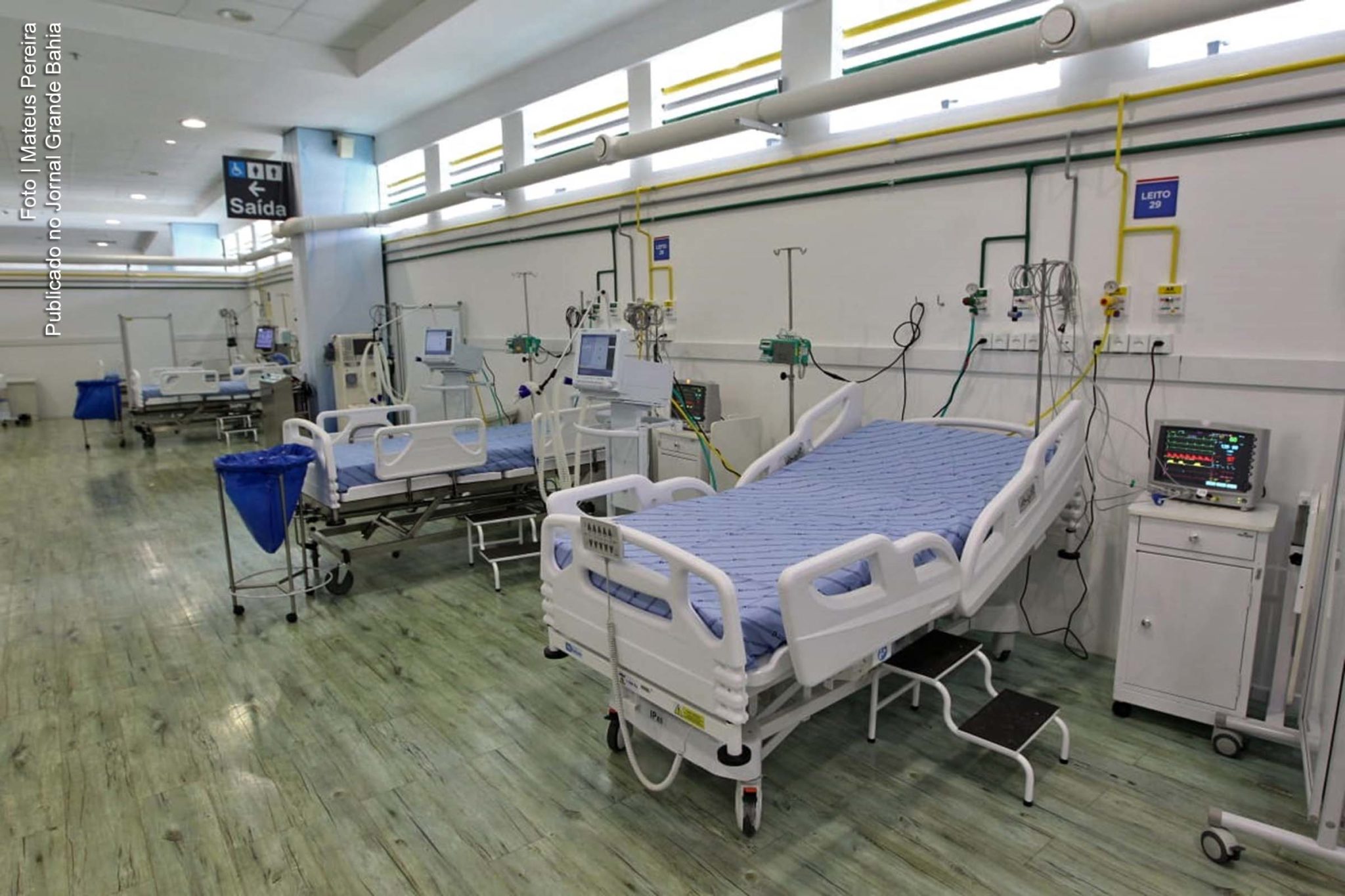 Governo da Bahia inaugurou novos leitos de UTI para pacientes com a Covid-19, em uma tentativa de conter o aumento do número de mortos pela doença.