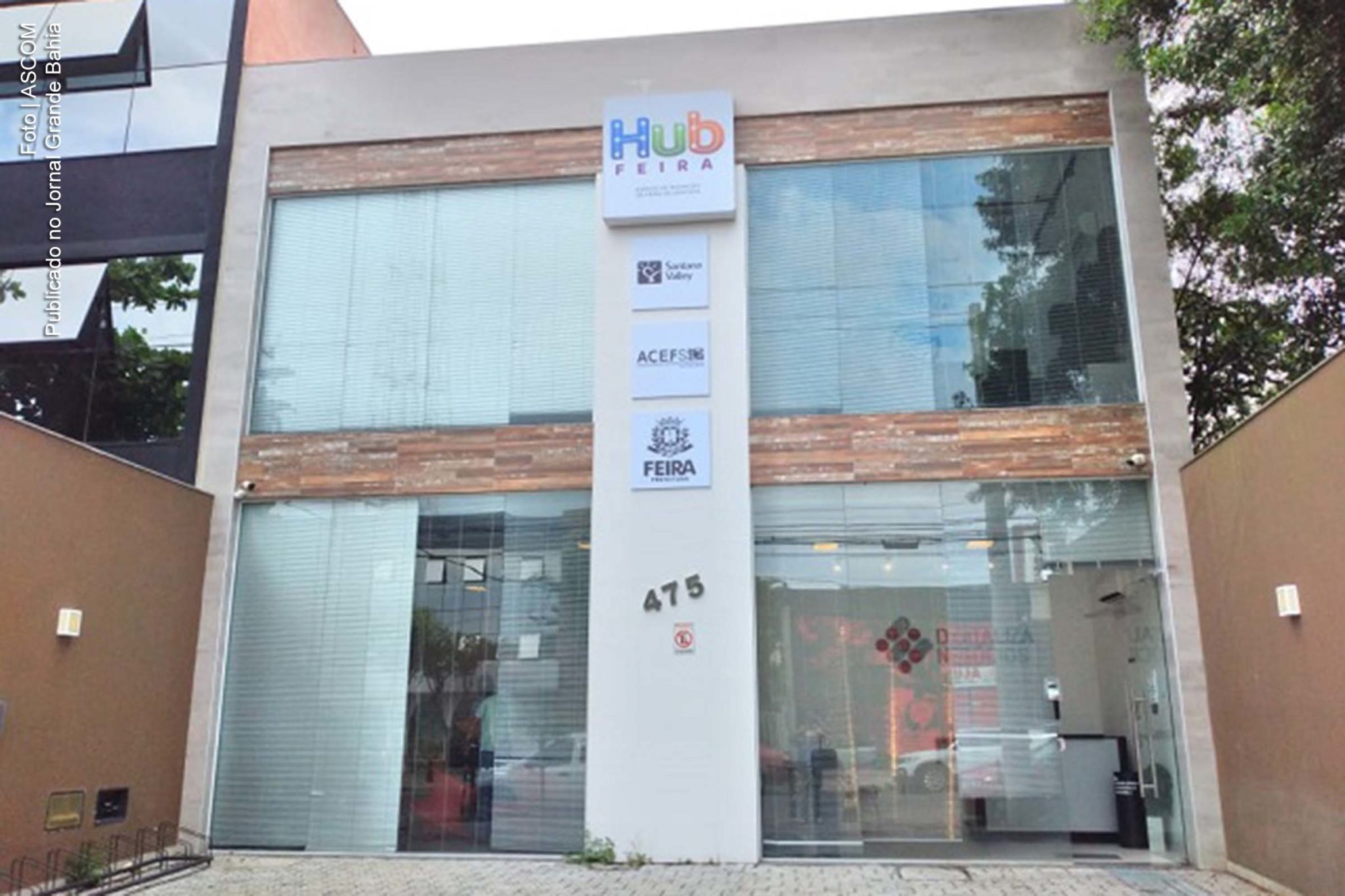 Fachada do Hub Feira de Santana.