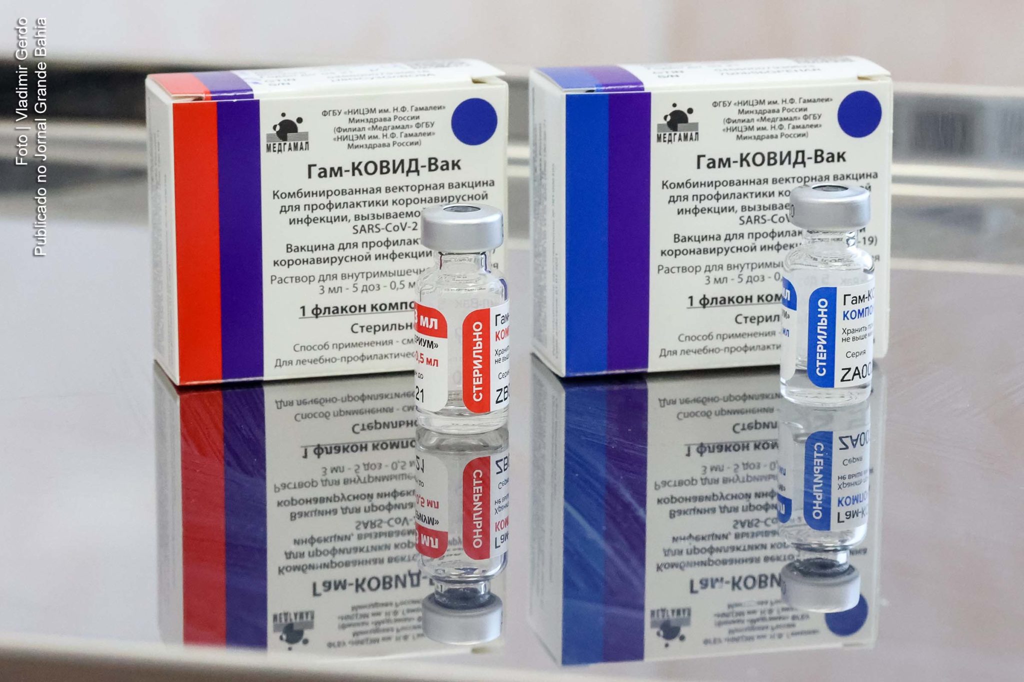 Produzida na Rússia, vacina Sputnik-V tem imunização comprovada, com índice acima de 90% contra Covid-19.