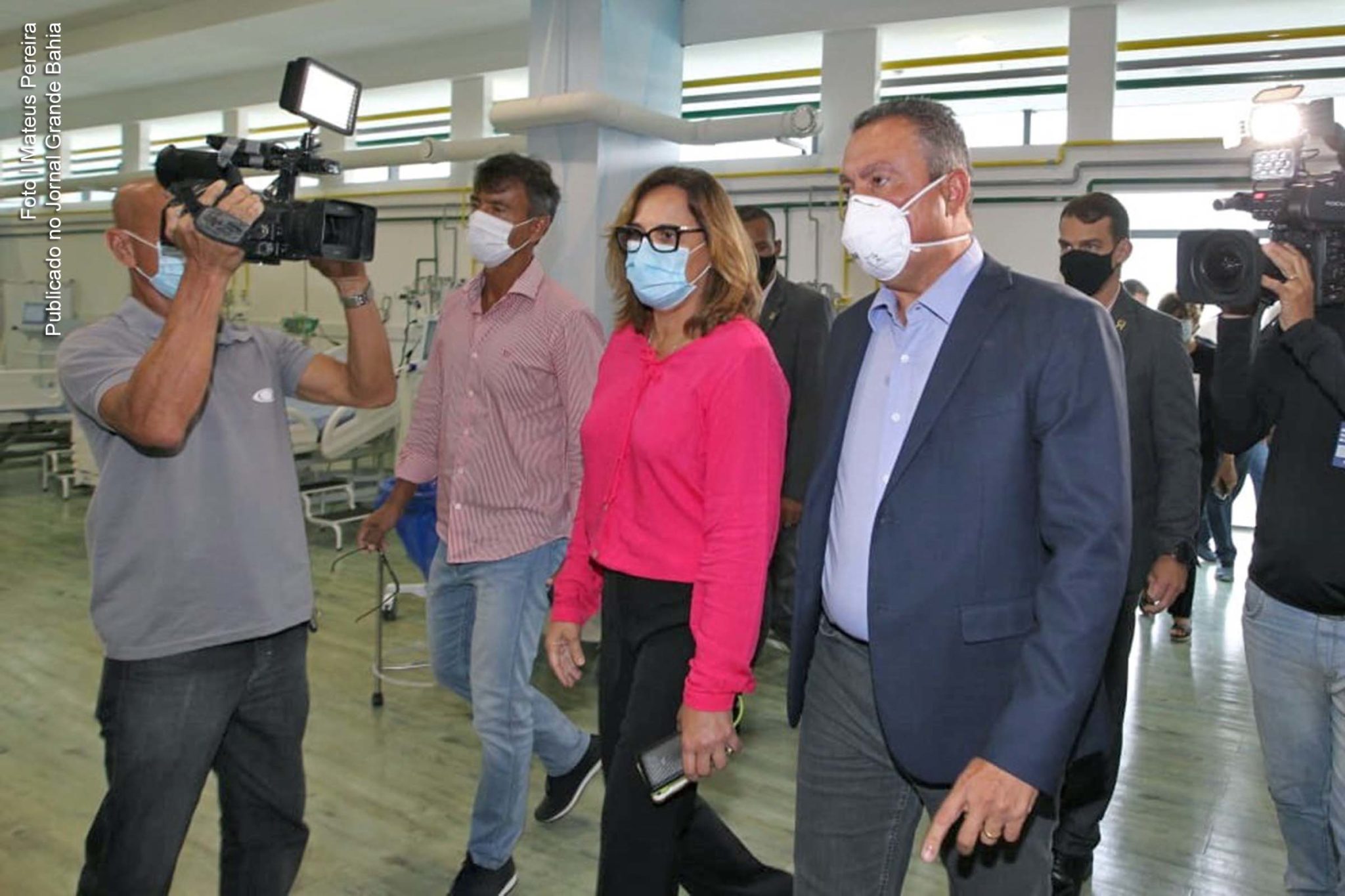 Governador Rui Costa inspeciona Hospital de Campanha da Arena Fonte Nova e alerta para limite da abertura de novos leitos na Bahia