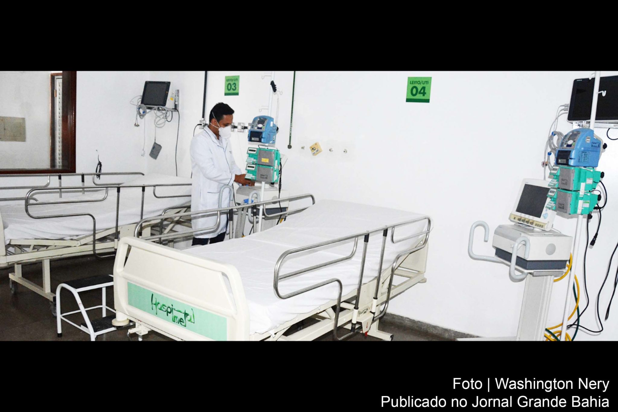 A UTI do Hospital de Campanha de Feira de Santana amanheceu nesta terça-feira (02/03/2021) com três dos 18 leitos livres.