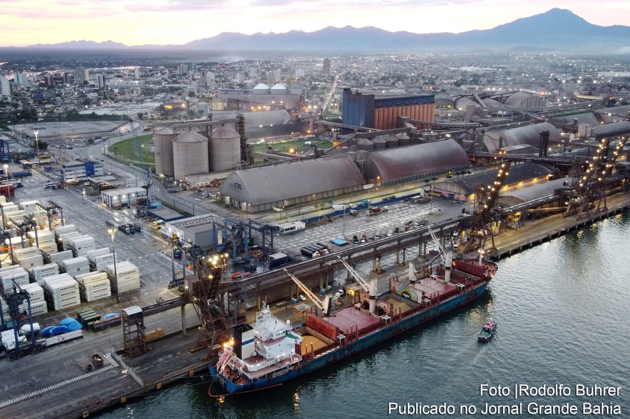 Setor portuário do Brasil apresenta aumento da atividade.