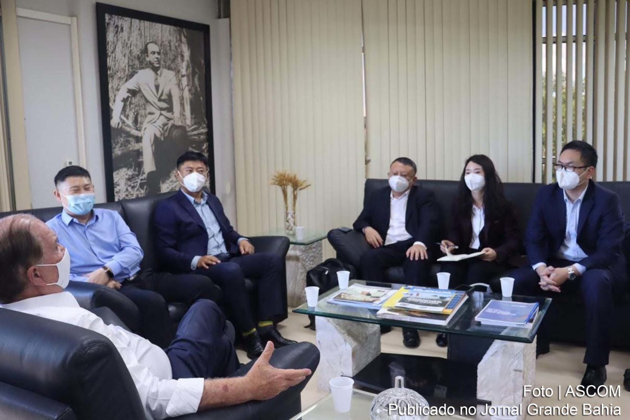 Executivos chineses se reúnem com vice-governador João Leão e debatem construção da Ponte Salvador-Itaparica