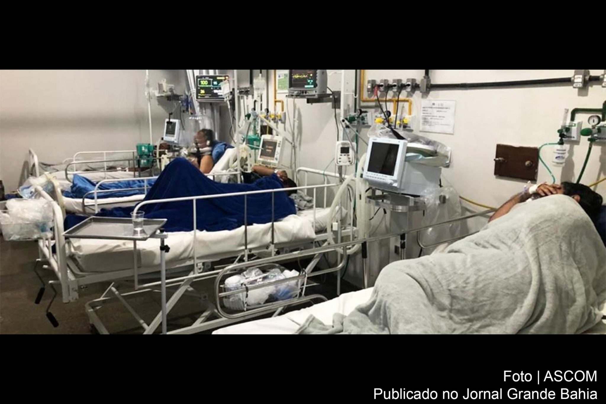 Número de pacientes contaminados pela Covid-19 que dão entrada, em estado grave, na Unidade de Terapia Intensiva (UTI) do Hospital de Campanha de Feira de Santana continua alto.