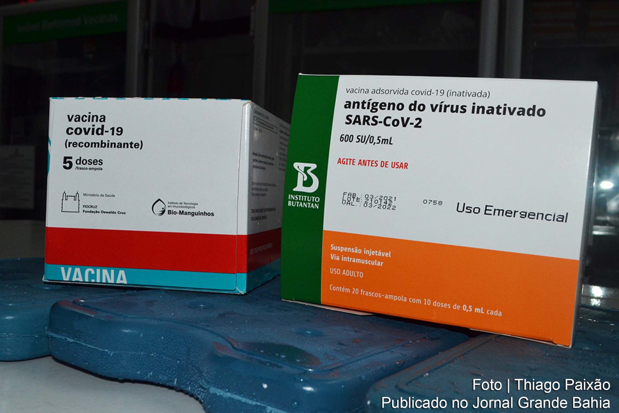 São 13.050 doses da vacina de Oxford/AstraZeneca, para aplicação em primeira dose em idosos entre 60 e 64 anos, quilombolas, trabalhadores das forças de segurança pública e salvamento, além de pessoas com comorbidades.
