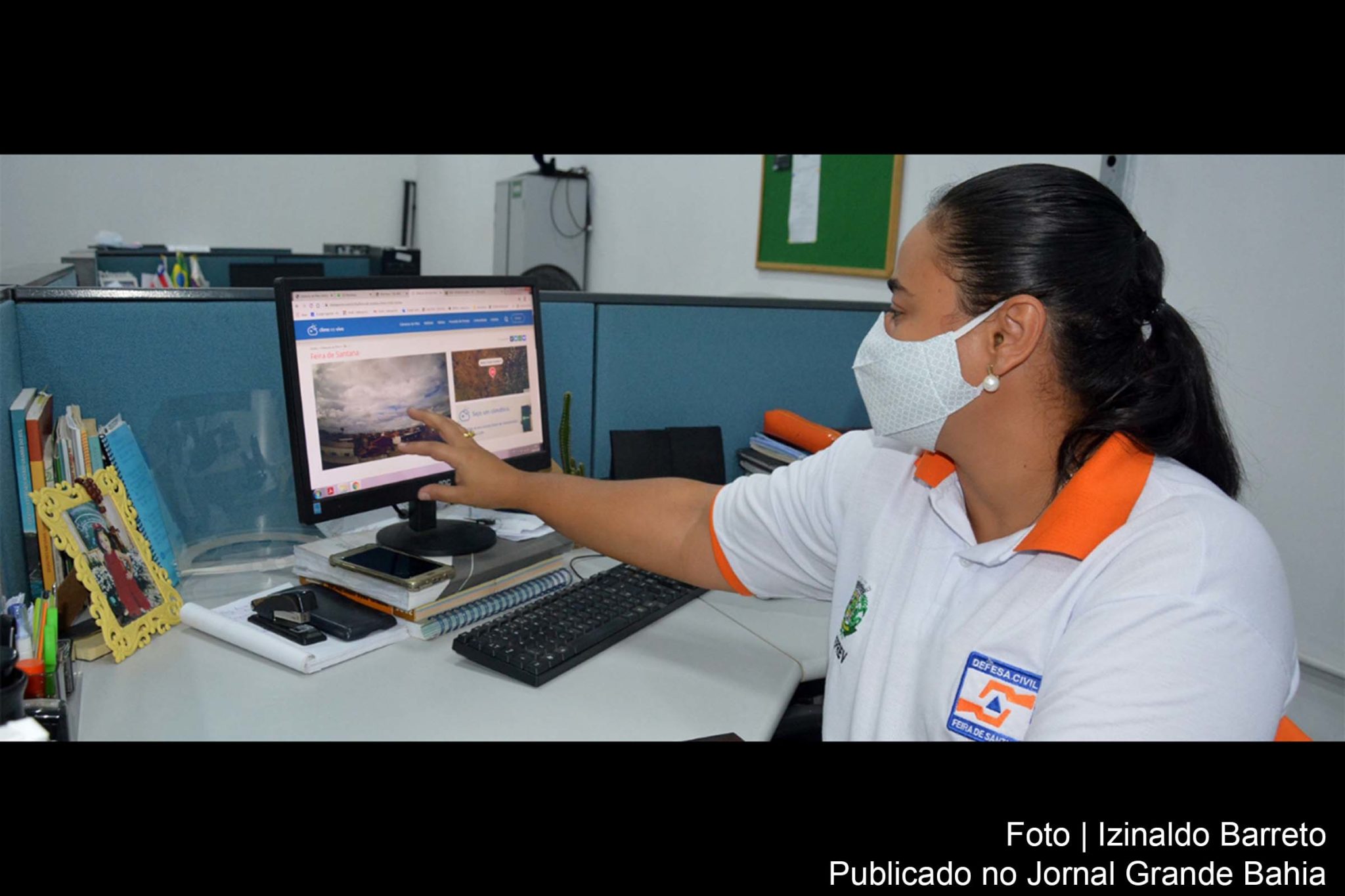 Equipes da Defesa Civil de Feira de Santana vão continuar as vistorias em locais que tiveram alagamentos.