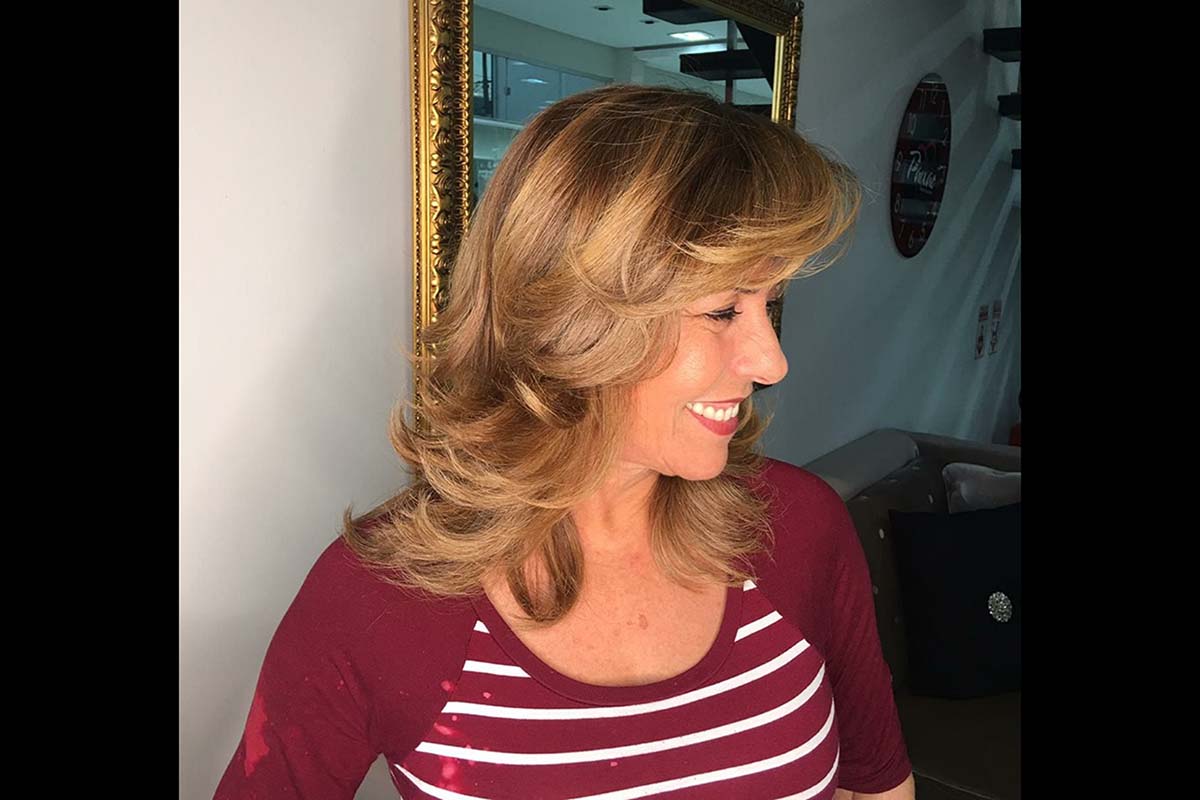 A jornalista Madalena Braga que está em b-day.