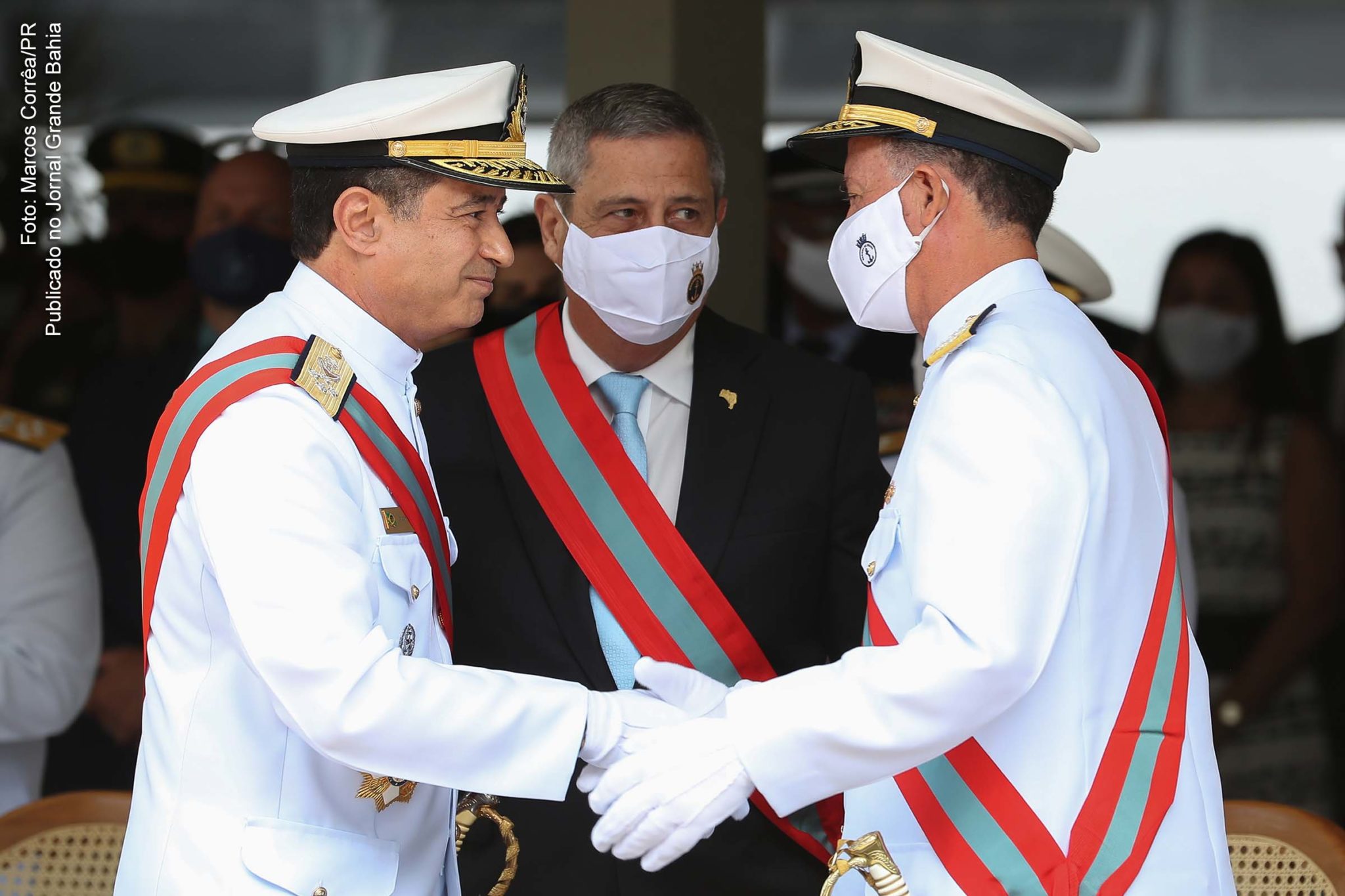Almirante de esquadra Almir Garnier Santos assume comando da Marinha do Brasil; Confira vídeo da cerimônia de posse
