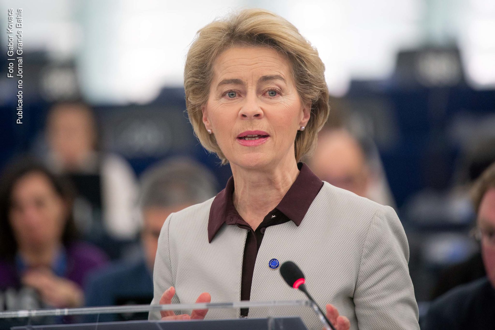 Ursula von der Leyen, presidente da Comissão da UE.
