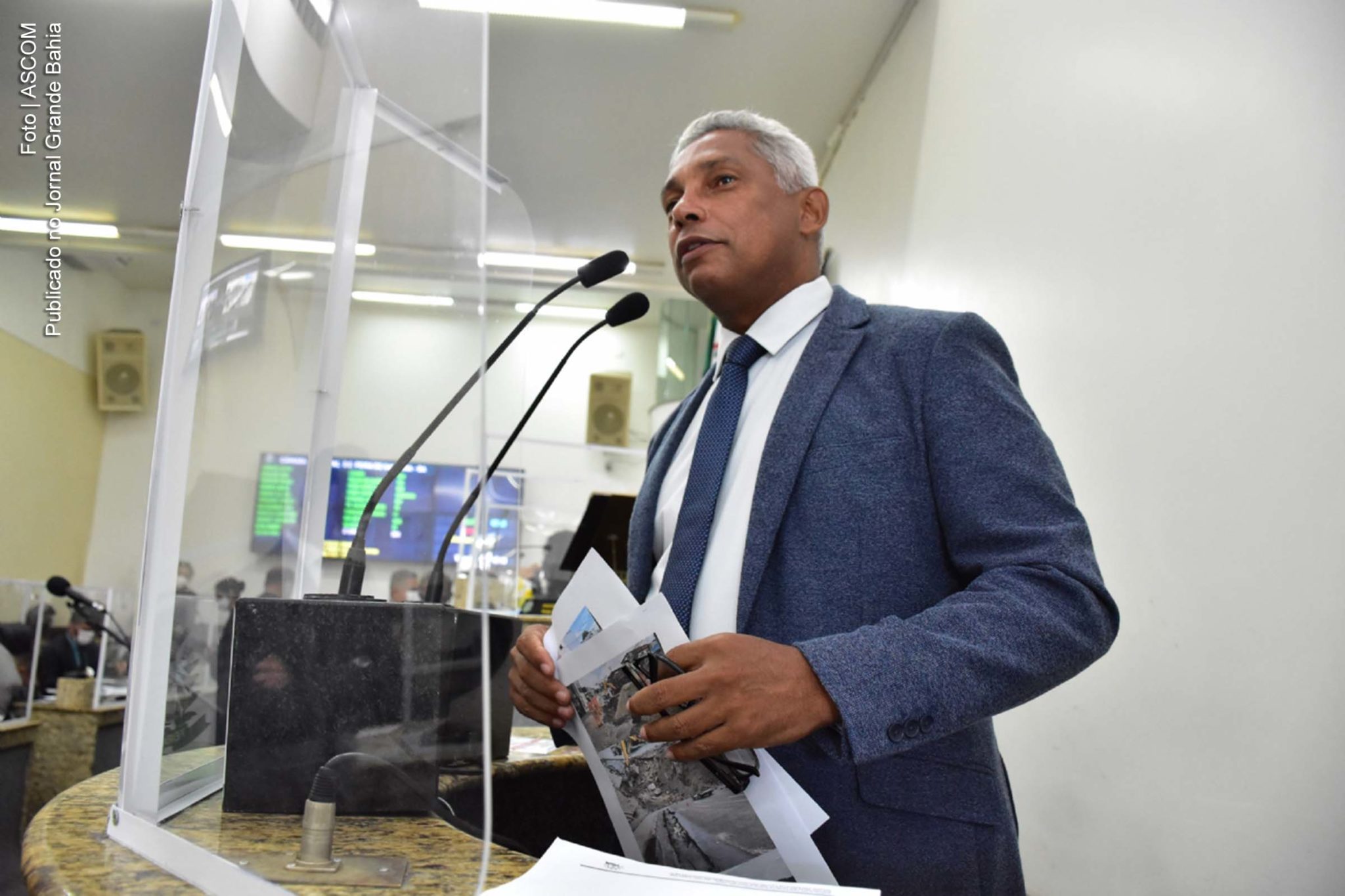 Vereador Silvio Dias (PT), 1º vice-presidente da Câmara Municipal de Feira de Santana.