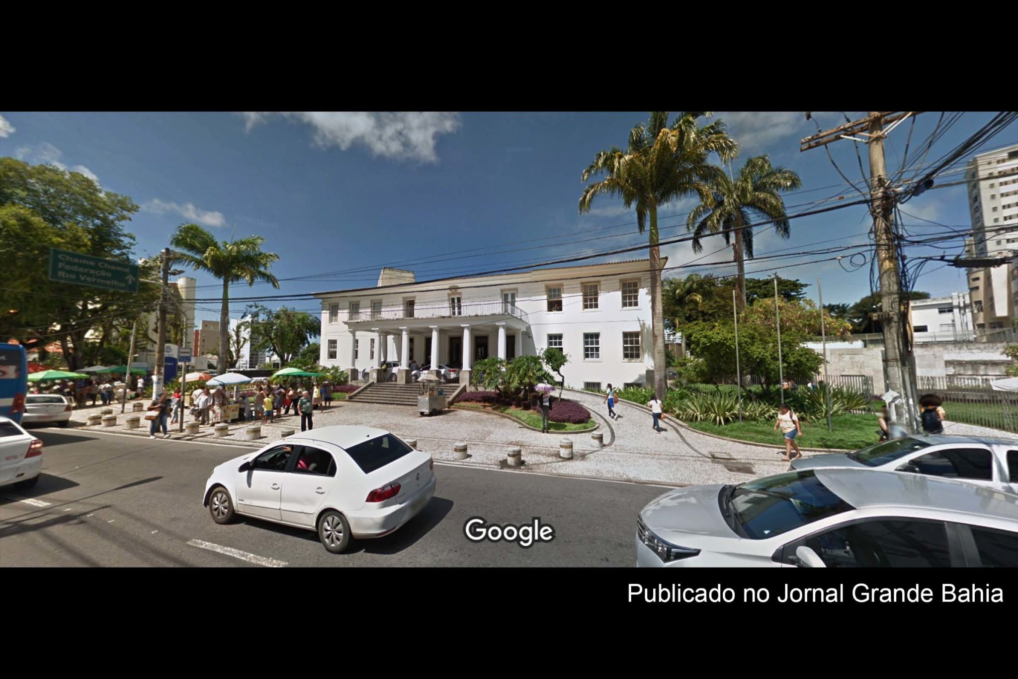 Vista da sede da reitoria da Universidade Federal da Bahia (UFBA), em Salvador.