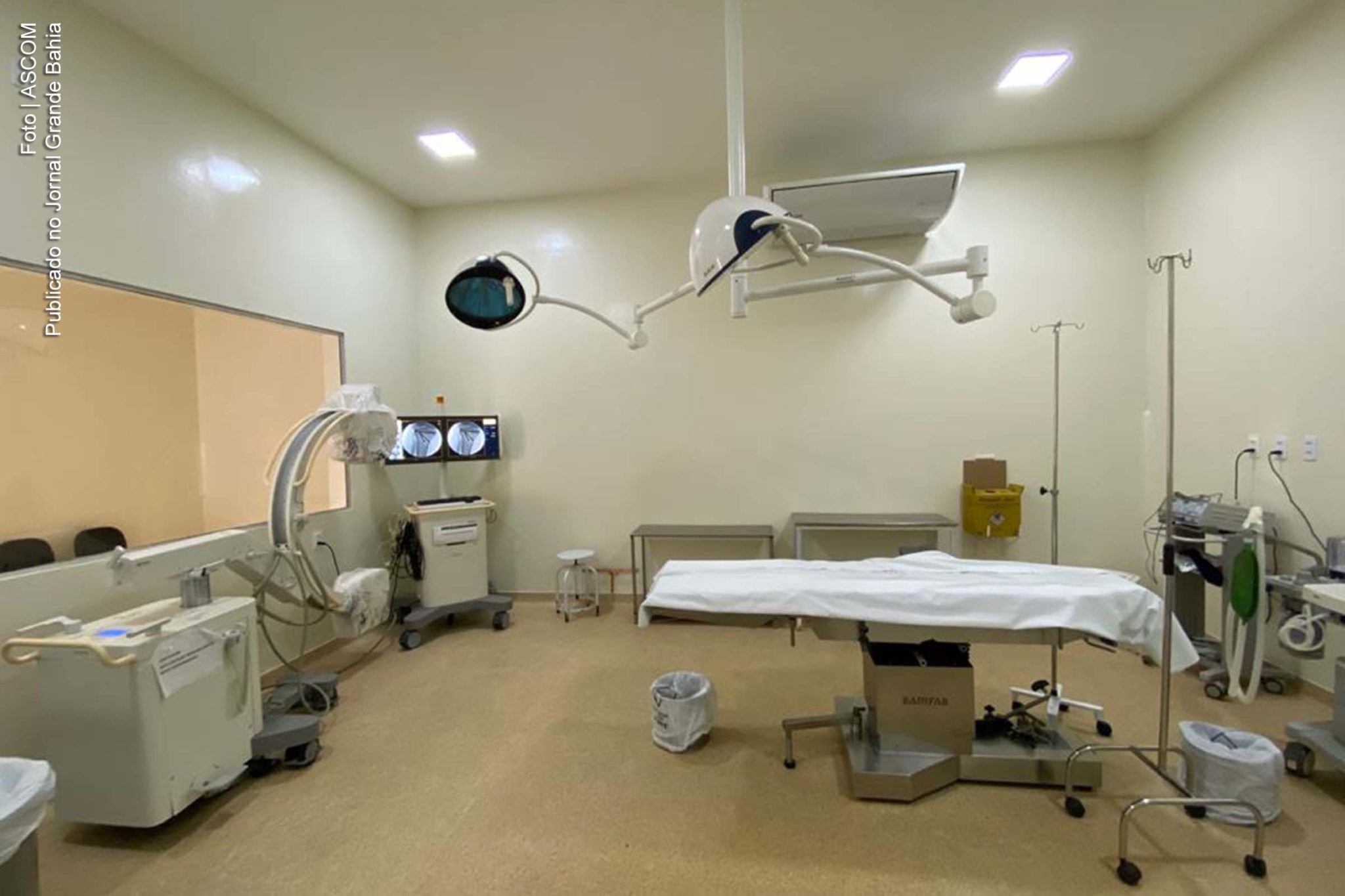 Centro cirúrgico do Hospital Regional de Guanambi.