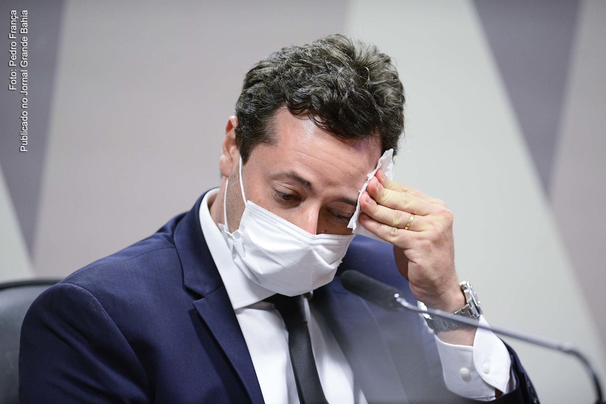 Ex-chefe da SECOM do Governo Bolsonaro Fabio Wajngarten presta depoimento à CPI da Pandemia no Senado Federal.