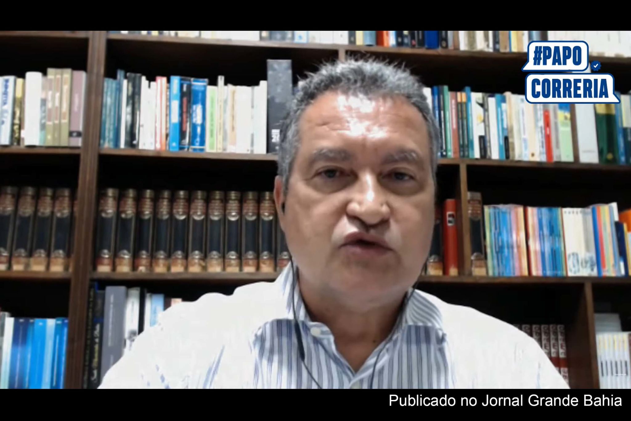 Governador Rui Costa anuncia implantação do sistema de monitoramento de ônibus com uso de câmeras, com a finalidade de aumentar a segurança no uso do transporte público.