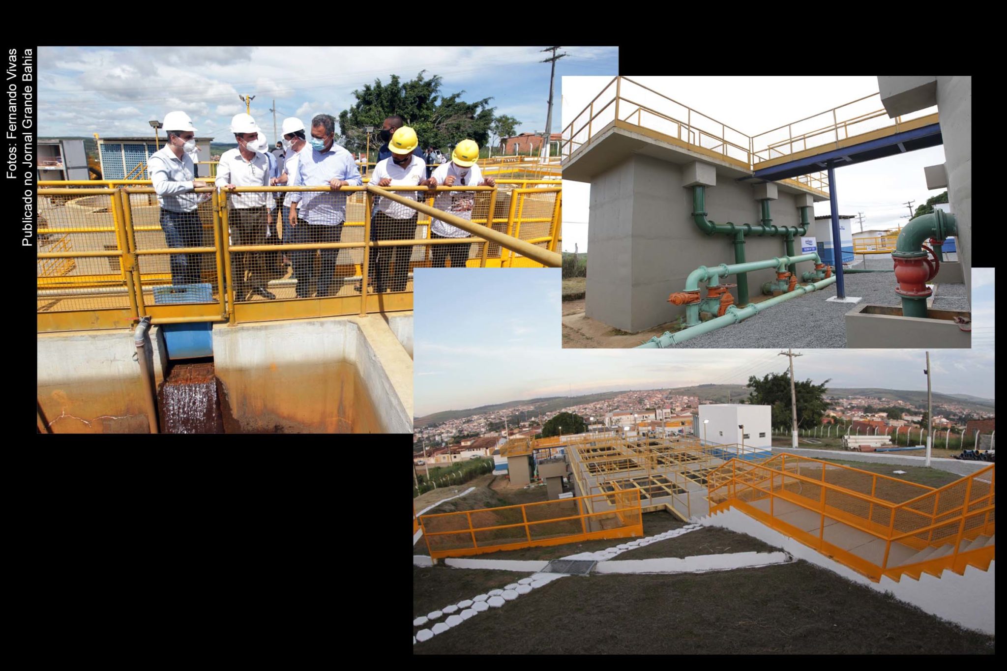 Governador Rui Costa entrega sistema de tratamento de água de Jaguaquara.